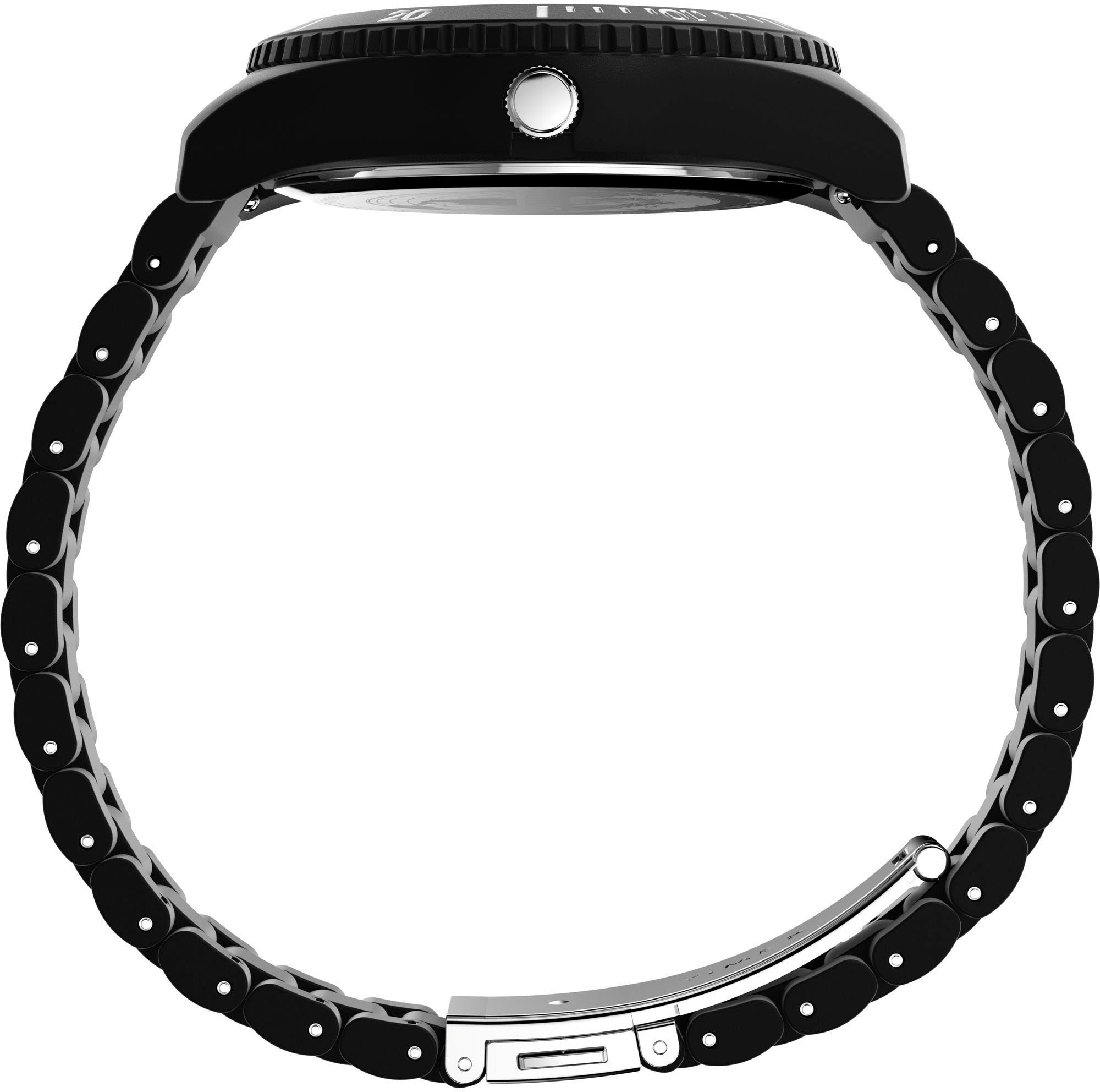 Timex Quarzuhr »LEGACY 42 mm« Armbanduhr, Herrenuhr,Kunststoffarmband, Leuchtzeiger