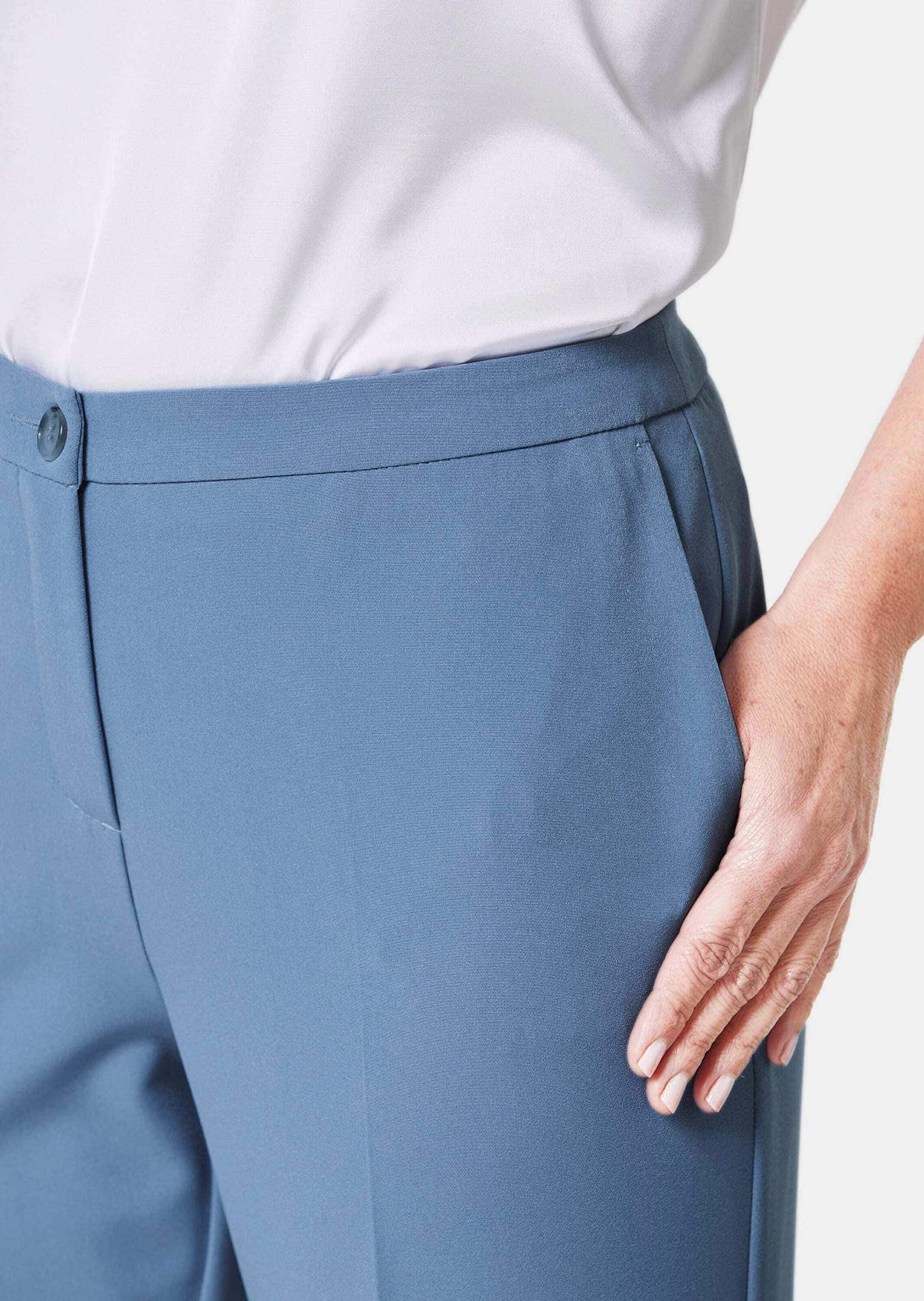 GOLDNER Stoffhose »Hose Elegante Hose mit etwas weiterem Bein«