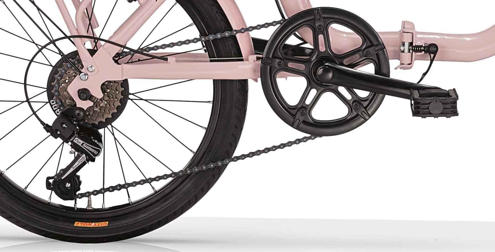 MBM Faltrad »Klapprad 20 Zoll KANGAROO rosa«