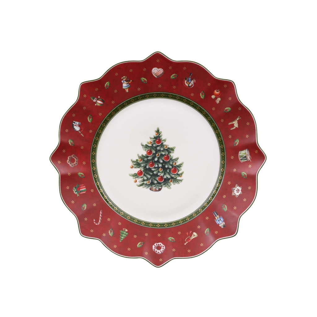 Villeroy & Boch Frühstücksteller "Frühstücksteller Toys Delight ø 24,5 cm rot"