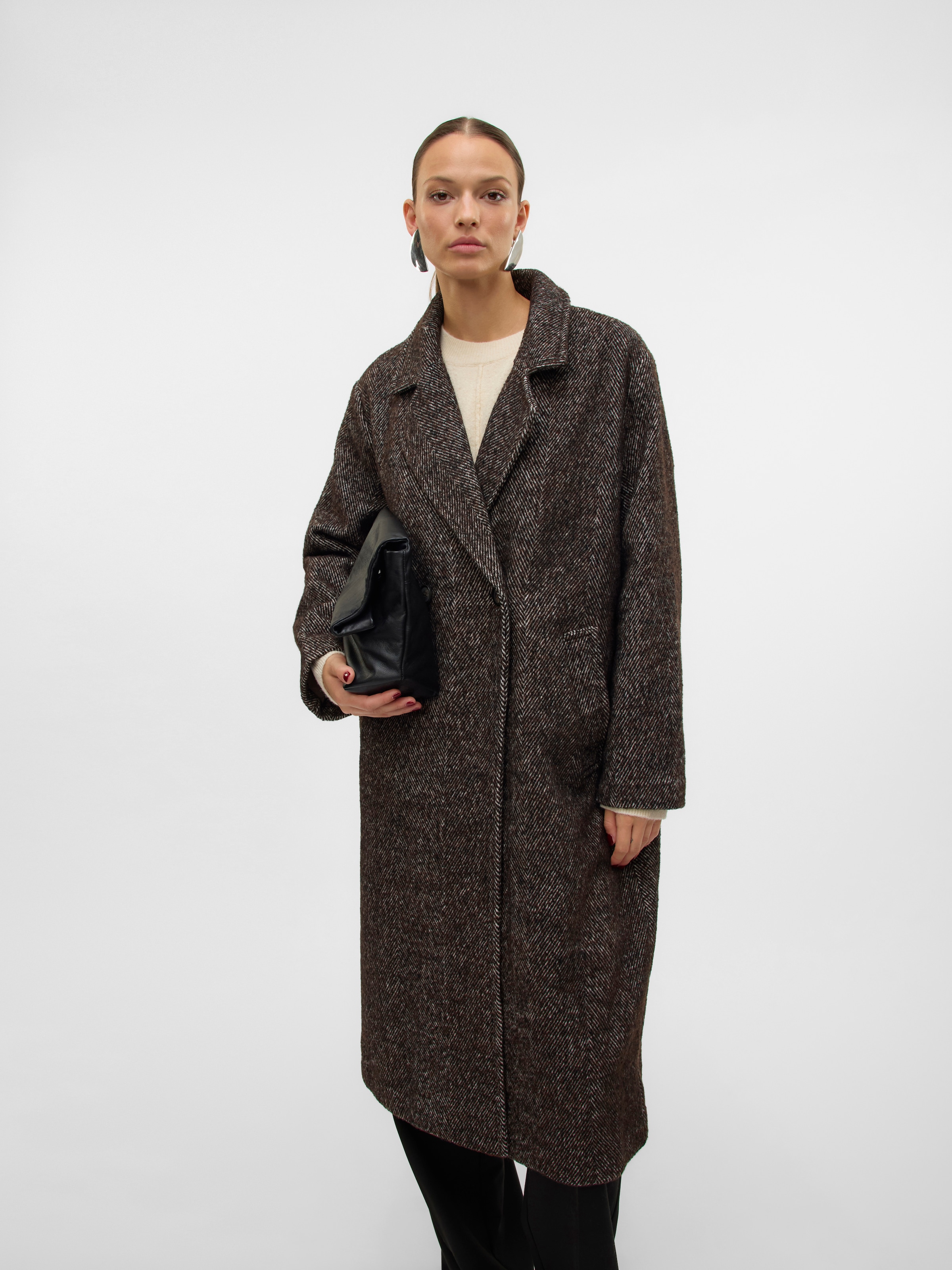 Vero Moda Langmantel »VMBABETTE LONG WOOL COAT GA«, mit Wollanteil