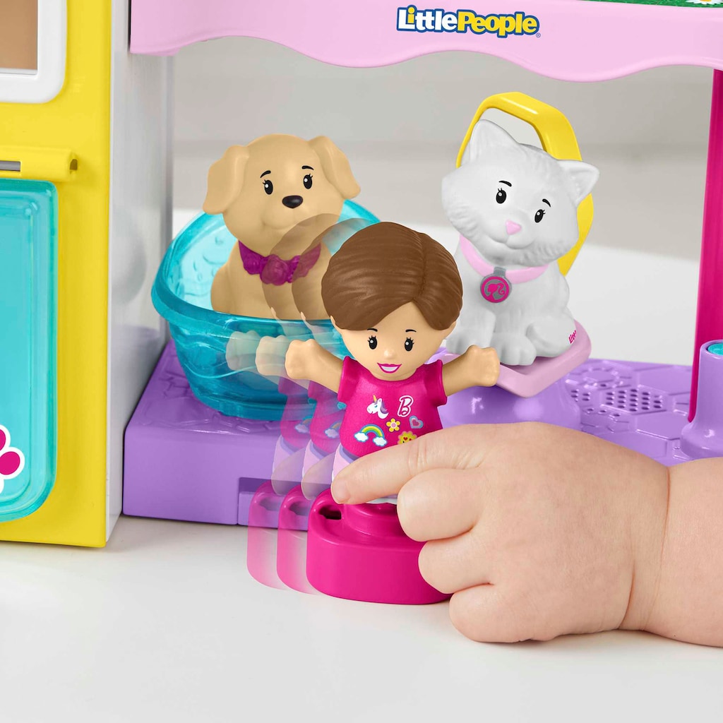 Fisher-Price® Lernspielzeug »Little People Tierstation Spielset mit 3 Figuren«