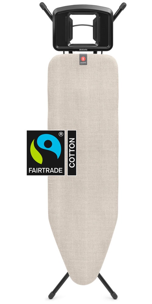 Brabantia Bügelbrett »Bügeltisch B, 124 x 38 cm, Dst-Mulde Solide« Bügelfläche 124 cmx38 cm Fairtrade-zertifiziert
