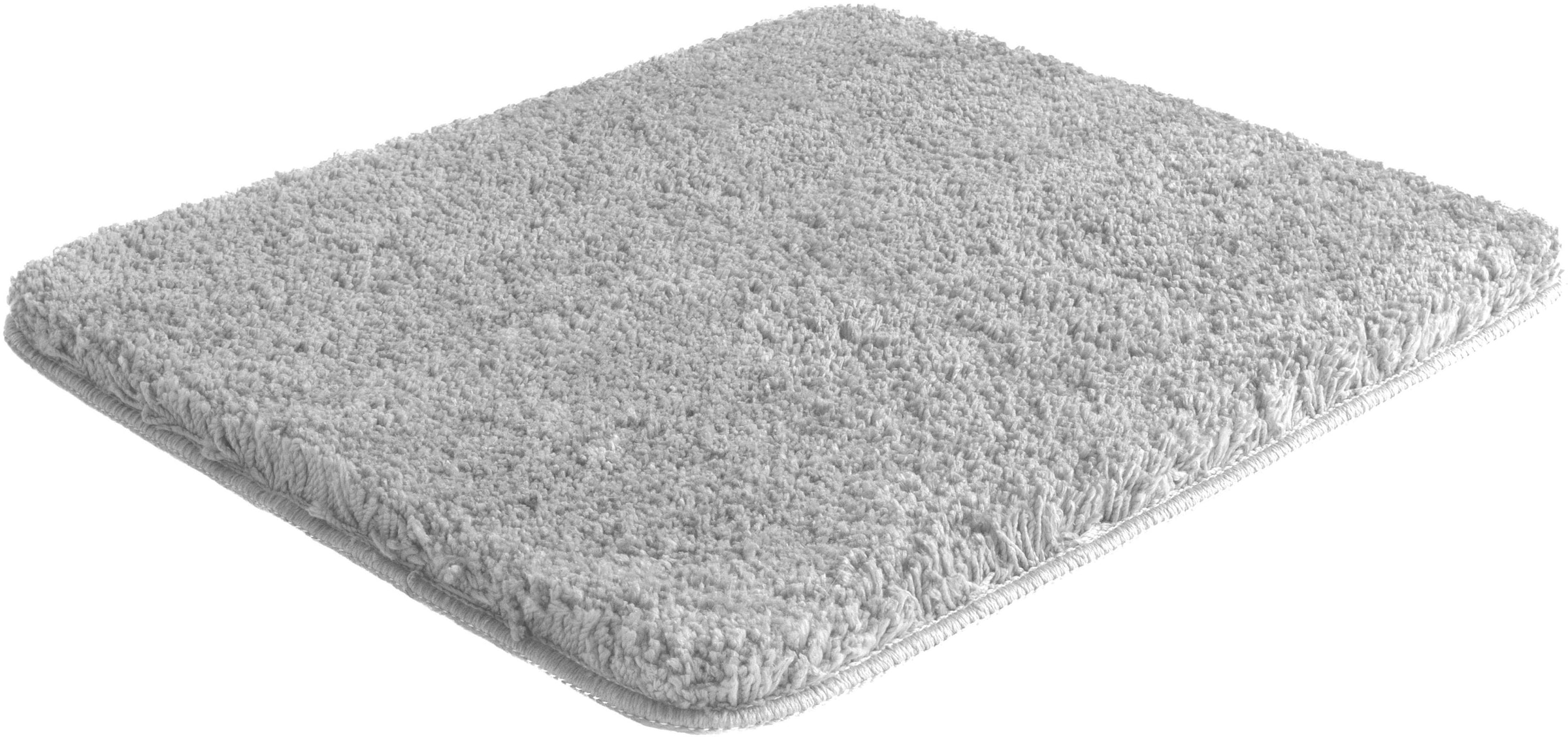 my home Badematte »Sanremo, Badvorleger, Badezimmer Teppich, sehr weich«, rutschhemmend beschichtet, fußbodenheizungsgeeignet-schnell trocknend, Badteppich, unifarben, rechteckig, rund & als 3-tlg. Set erhältlich