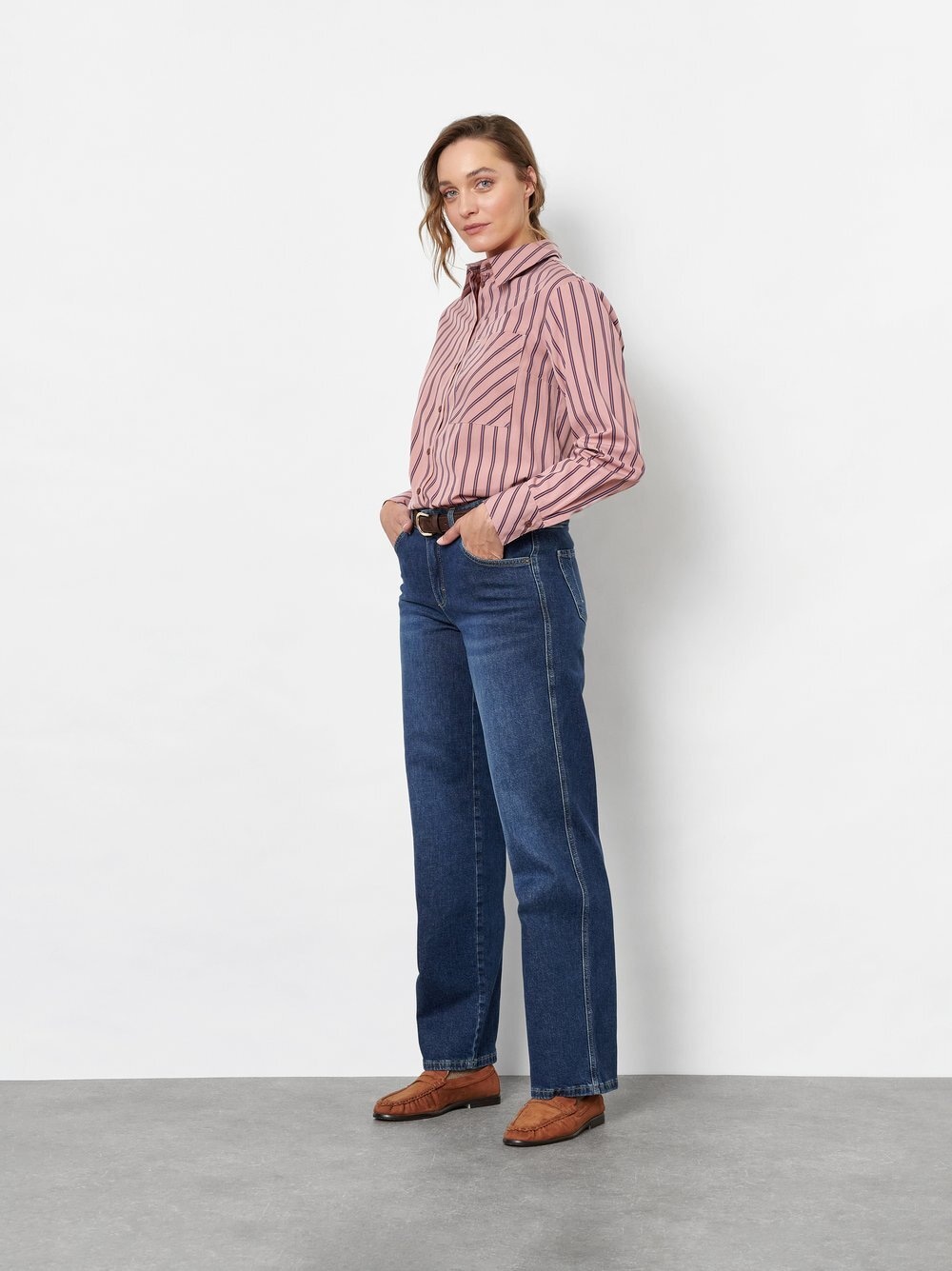 TONI Weite Jeans »Liv Wide« aus Vintage-Denim