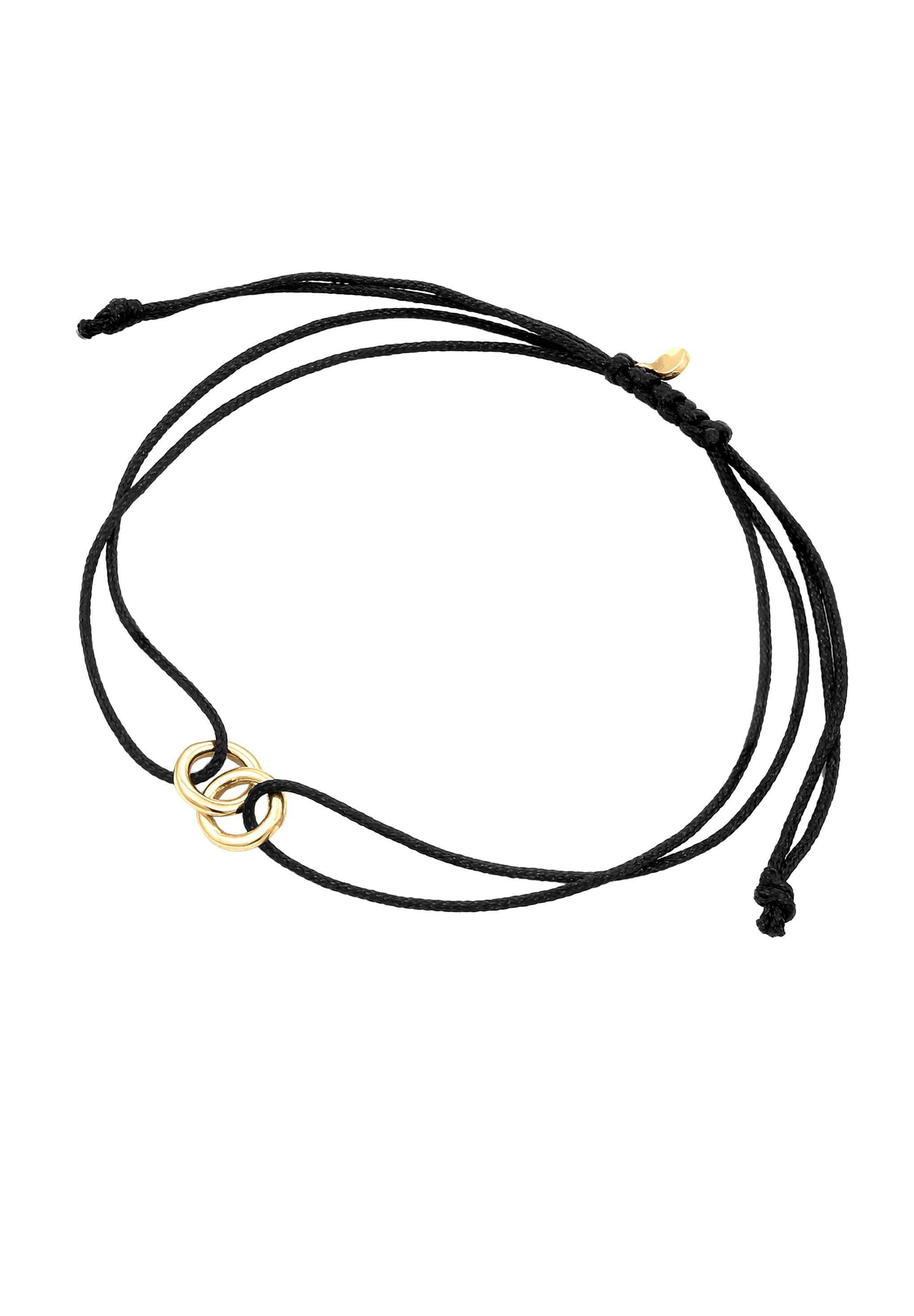 Elli Armkette »Armband Nylon Kreis Ringe 925 Sterling Silber«