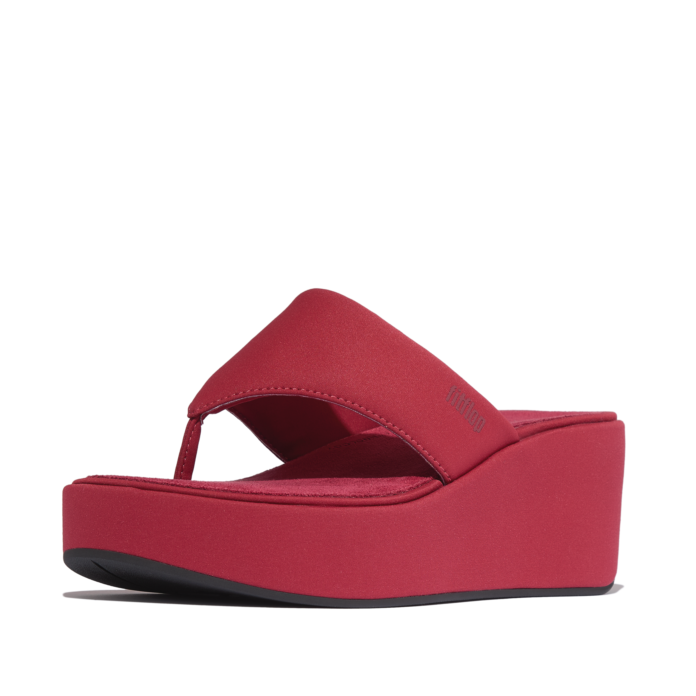 Fitflop Zehentrenner »PLATFFORMS WEDGE«  Keilsandale, Plateauschuh, Dianette mit gepaddeter Bandage