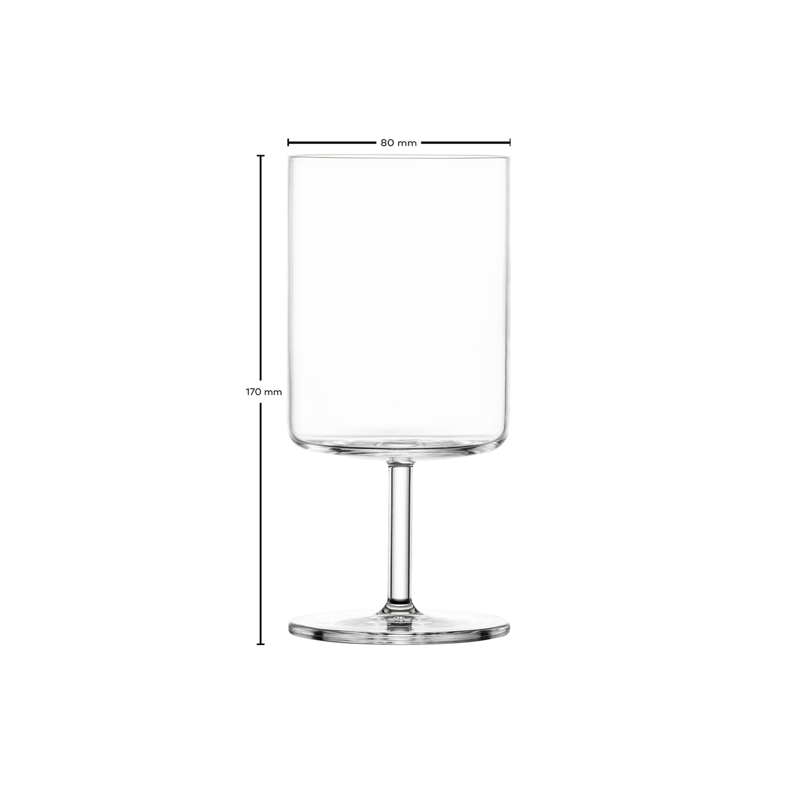 SCHOTT-ZWIESEL Rotweinglas »Wassergläser Modo 179 ml 4er Set transparent«