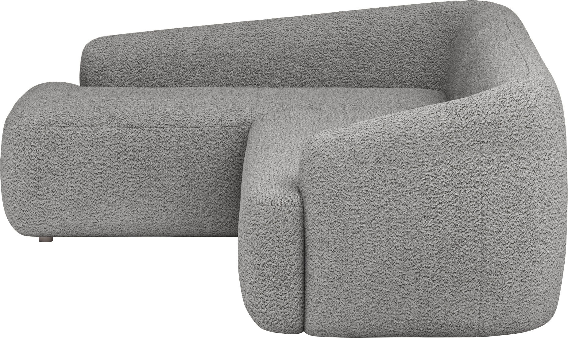 INOSIGN Ecksofa »Nergal, Einzelsofa oder L-Form«, Modernes Design, schlichte Optik, stilvoller Blickfang im Wohnzimmer