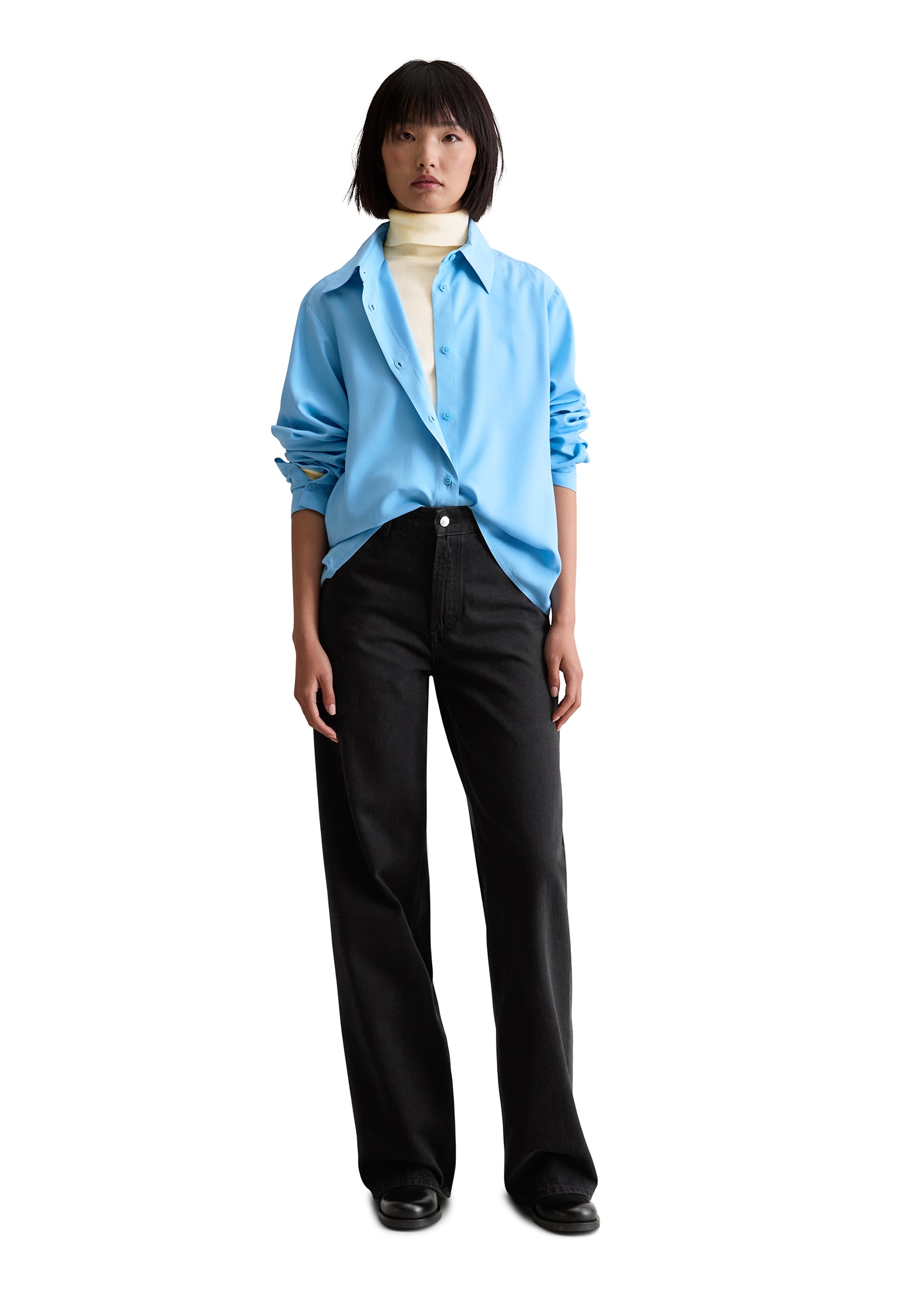 Marc O'Polo DENIM Langarmbluse »relaxed fit aus LENZING™ ECOVERO™«