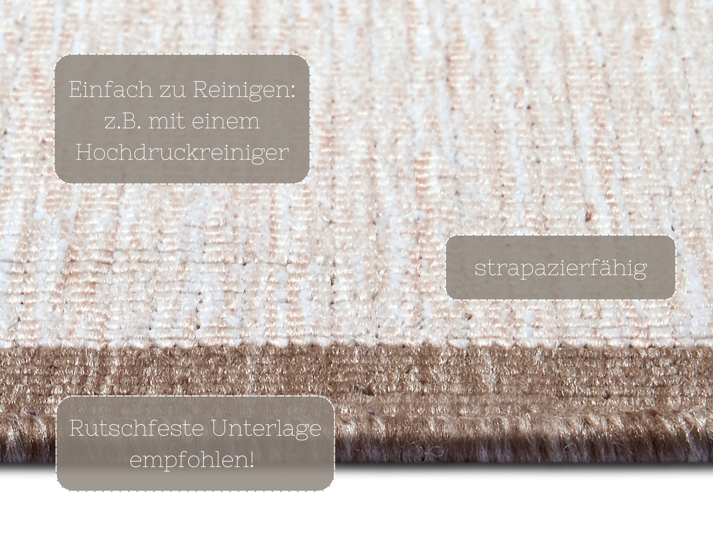 HANSE Home Teppich »Panama Wendeteppich« rechteckig 5 mm Höhe In-& Outdoor, Wetterfest, Balkon, Läufer, Wohnzimmer, Wasserfest