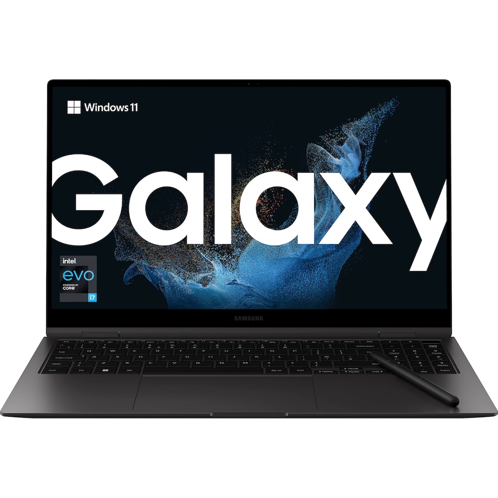 Samsung Convertible Notebook »Galaxy Book2 Pro 360«, 39,62 cm, / 15,6 Zoll, Intel, Core i7, Iris© Xe Graphics, 512 GB SSD