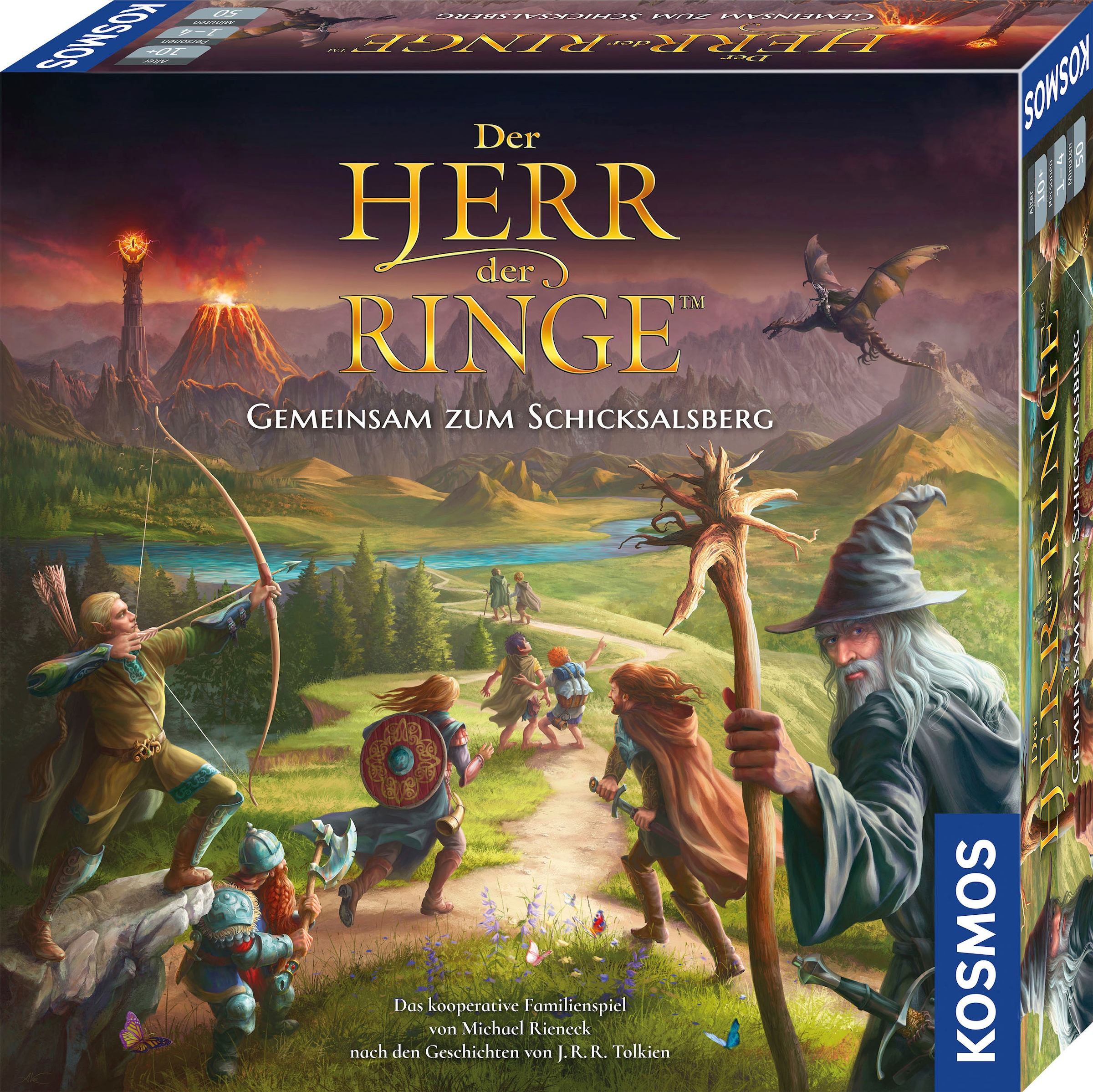 Spiel »Der Herr der Ringe - Gemeinsam zum Schicksalsberg«, Made in Germany