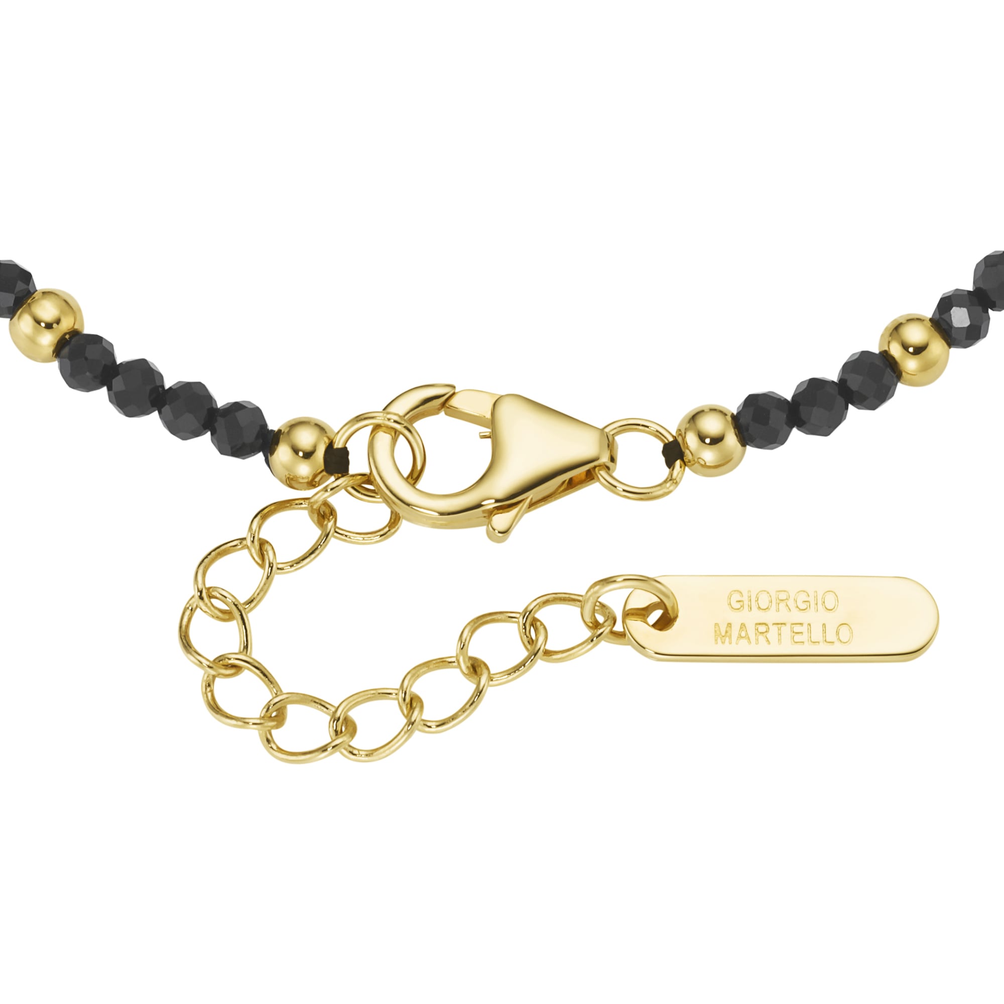 GIORGIO MARTELLO MILANO Armband »Armband mit Süßwasser-Perlen und Ziersteinen, Silber 925«