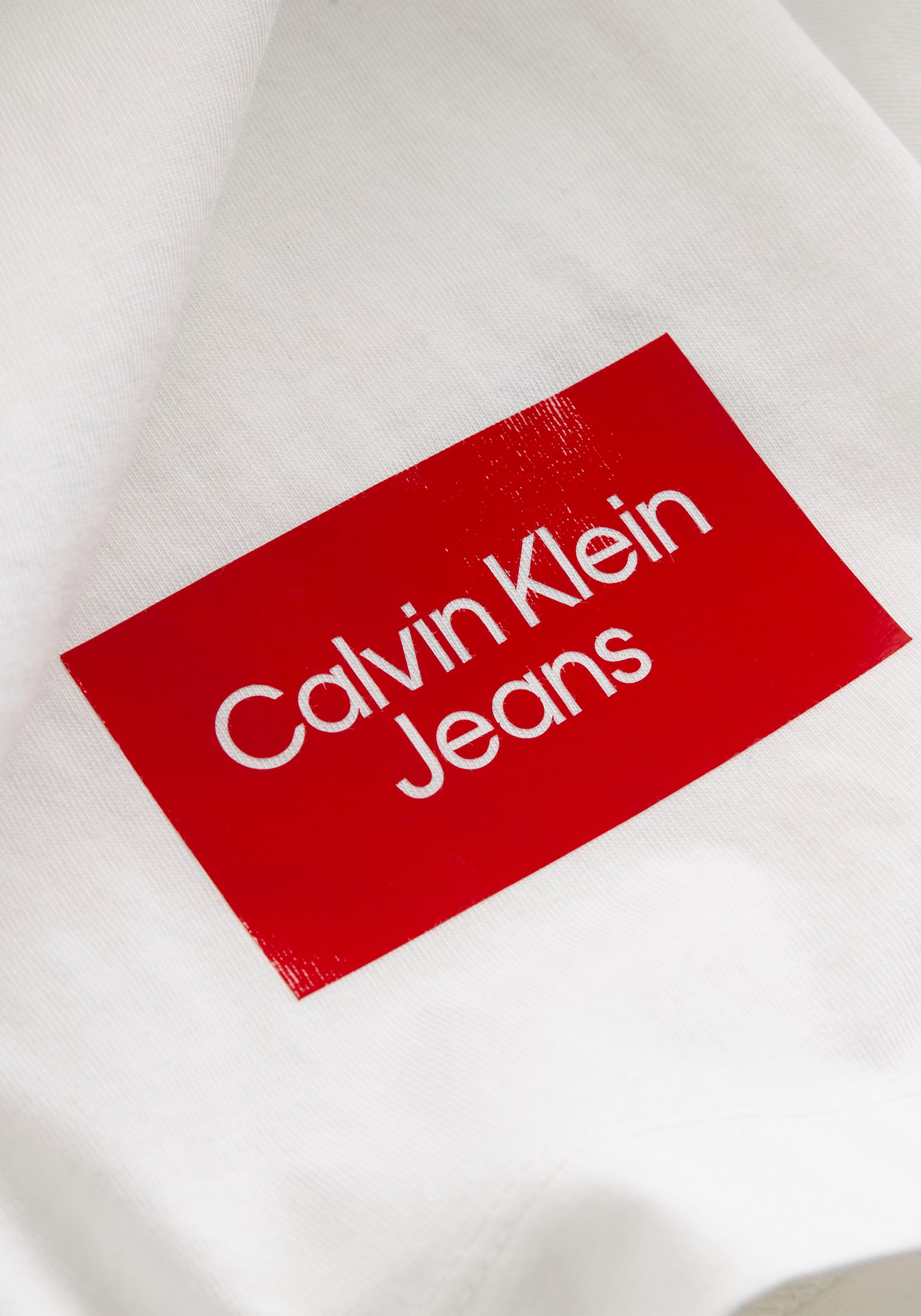 Calvin Klein Jeans BOLD LOGO COLORBLOCK TEE - Print T-shirt