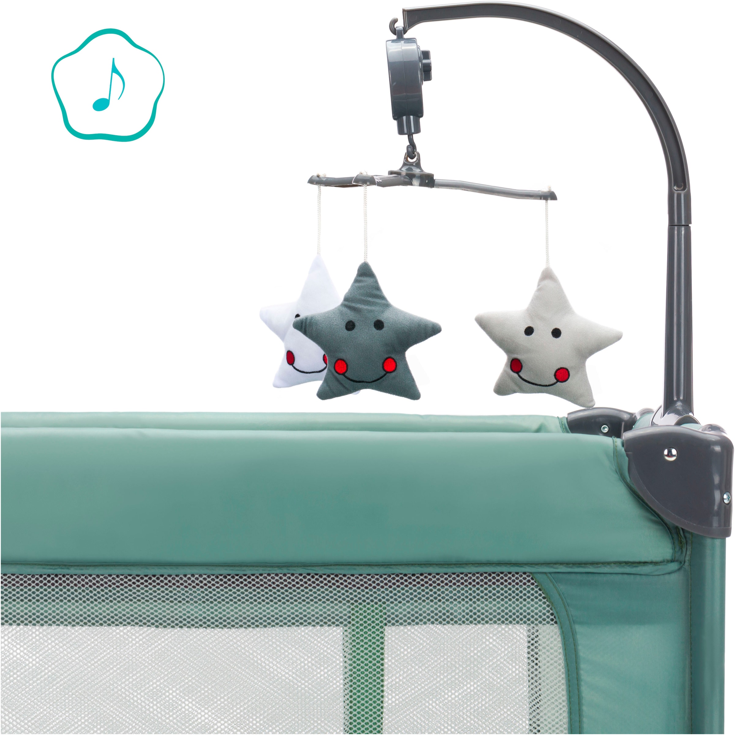 Fillikid Baby-Reisebett »Capri«, mit 2 Rollen; Inkl. Transporttasche