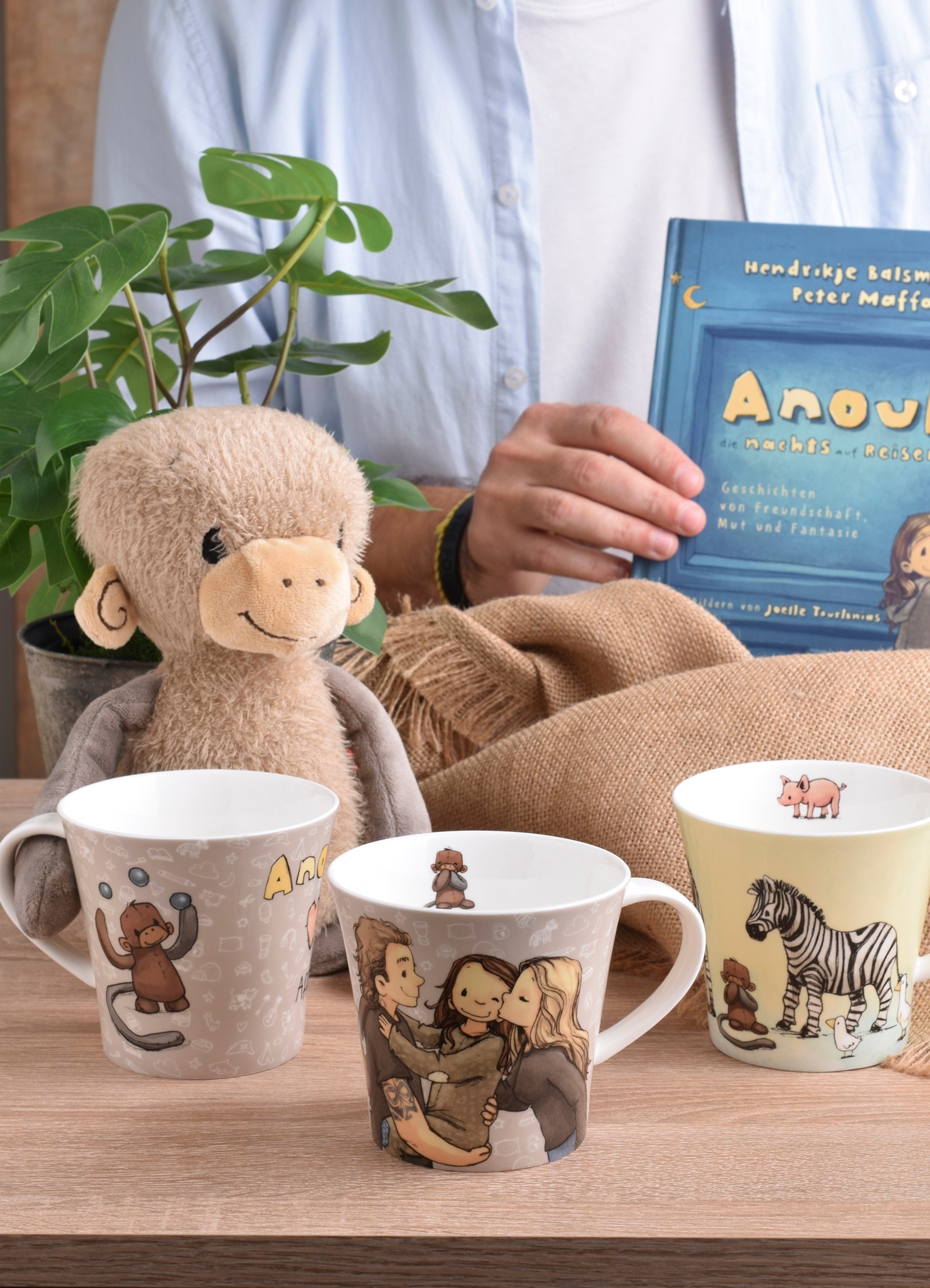 Goebel Tasse »Coffee-/Tea Mug Anouk - Alle lieben Affi«
