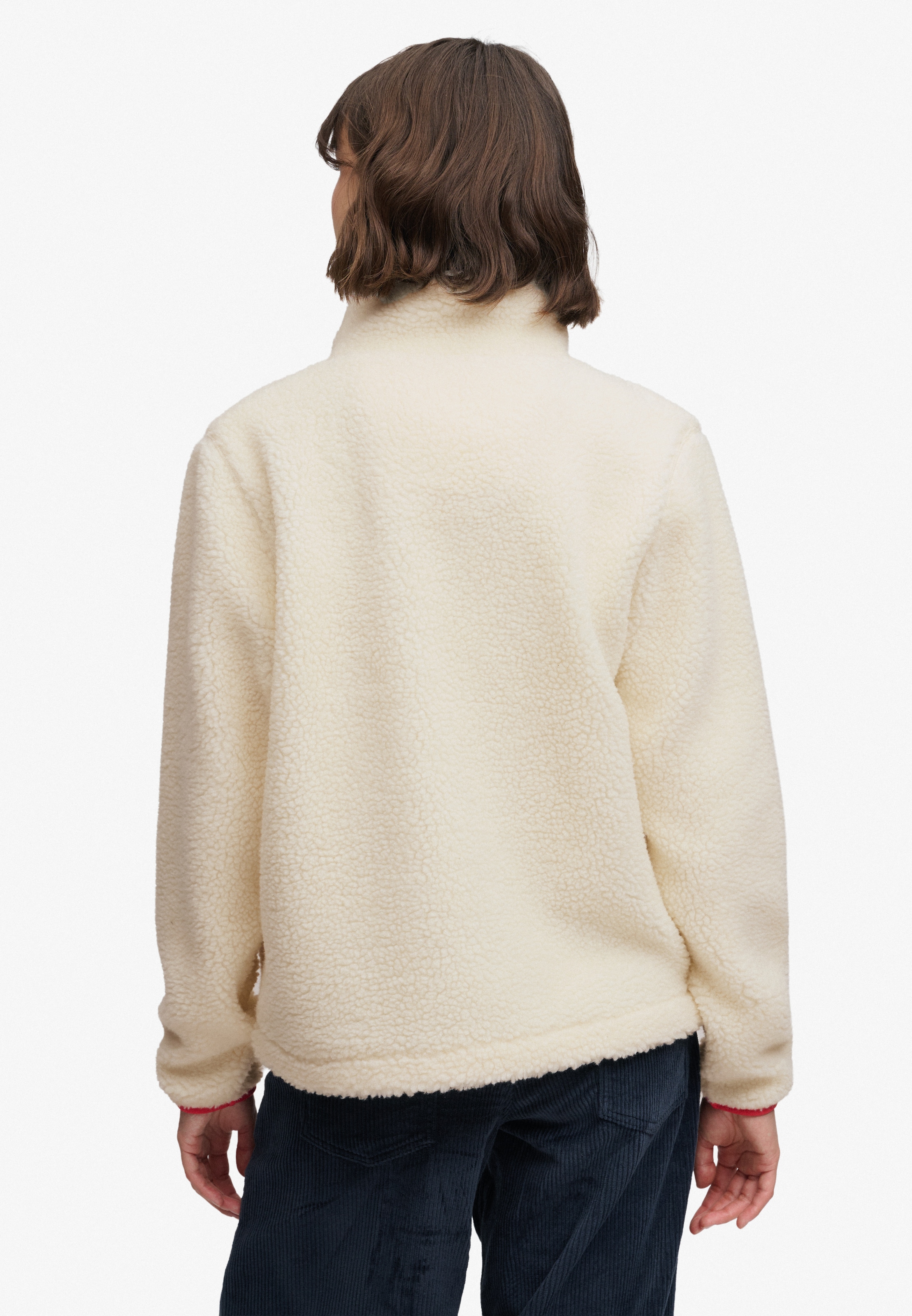 Superdry Kapuzensweatjacke »HERITAGE ZIP THROUGH FLEECE« Kunstfaser, relaxed fit