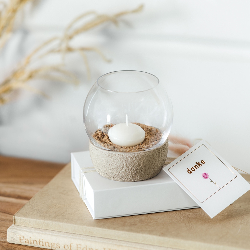 like. by Villeroy & Boch Kerzenhalter »Teelichthalter Perlemor Home ø 11 x 11,3 cm beige«