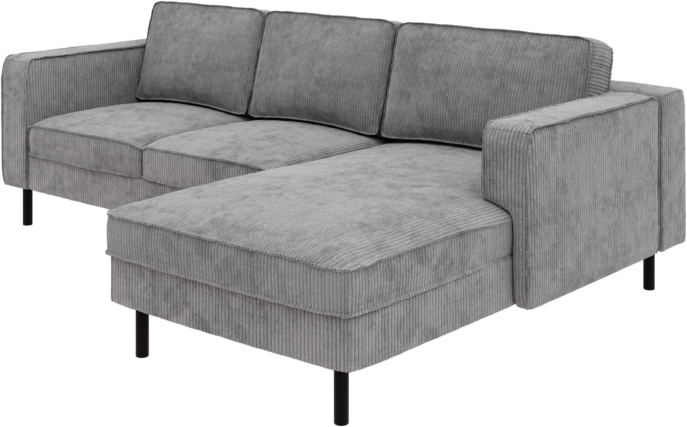 TRENDMANUFAKTUR Ecksofa »Watkins, Couch wahlweise mit Schlaffunktion & Bettkasten, auch in Cord«, Recamiere beidseitig montierbar, OTTOs Choice, Breite 232 cm