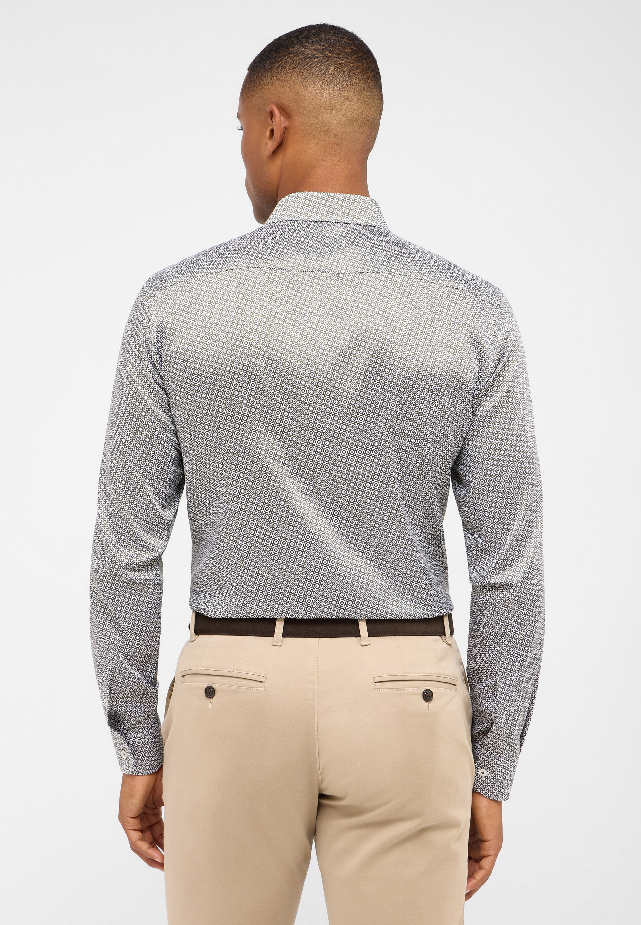 Eterna Langarmhemd »SLIM FIT« EASY IRON (bügelleicht)