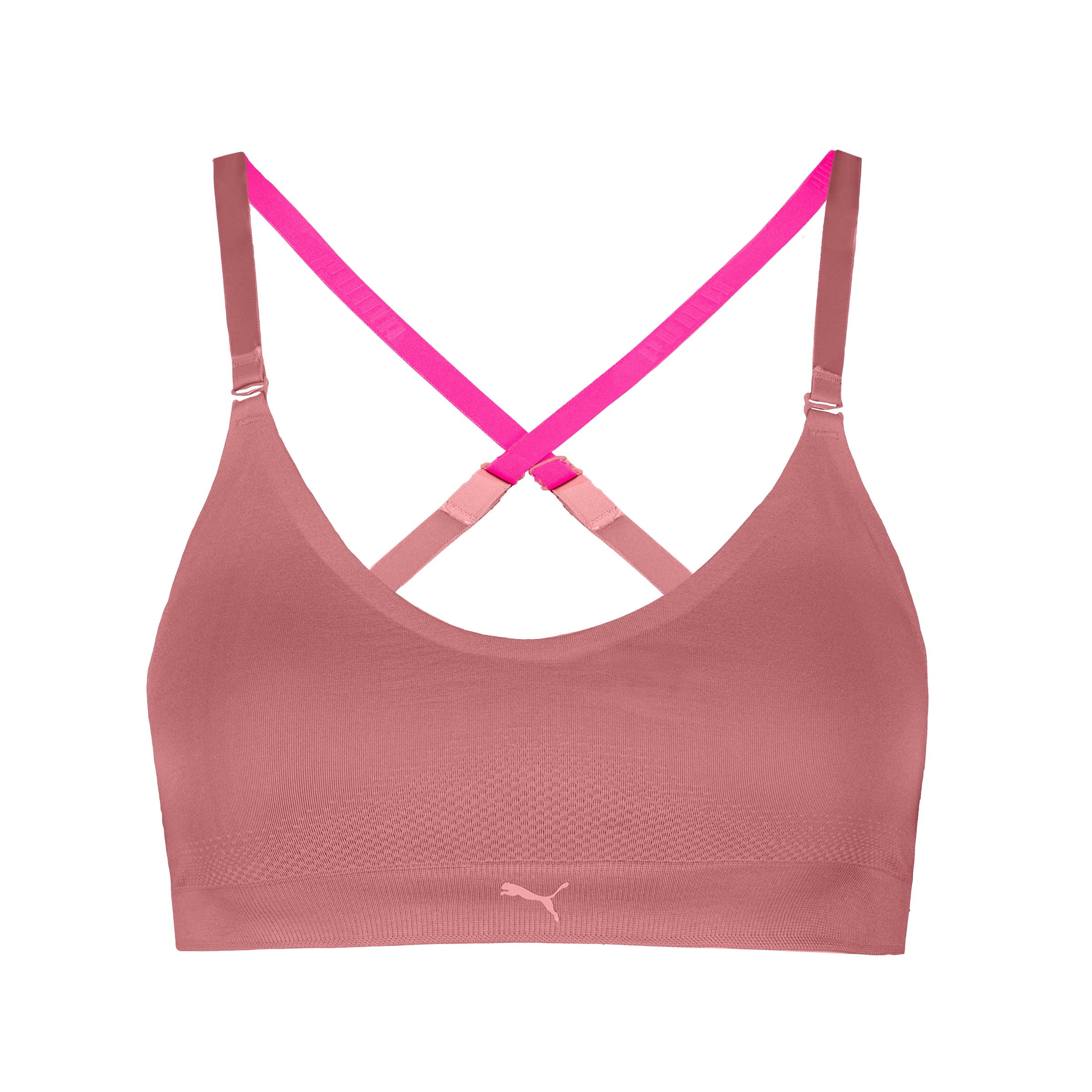 PUMA Sport-Bustier »PUMA WOMEN 3D KNIT SPORT TRIANGLE TOP« wendbare und verstellbare Träger für einen personalisierten Look