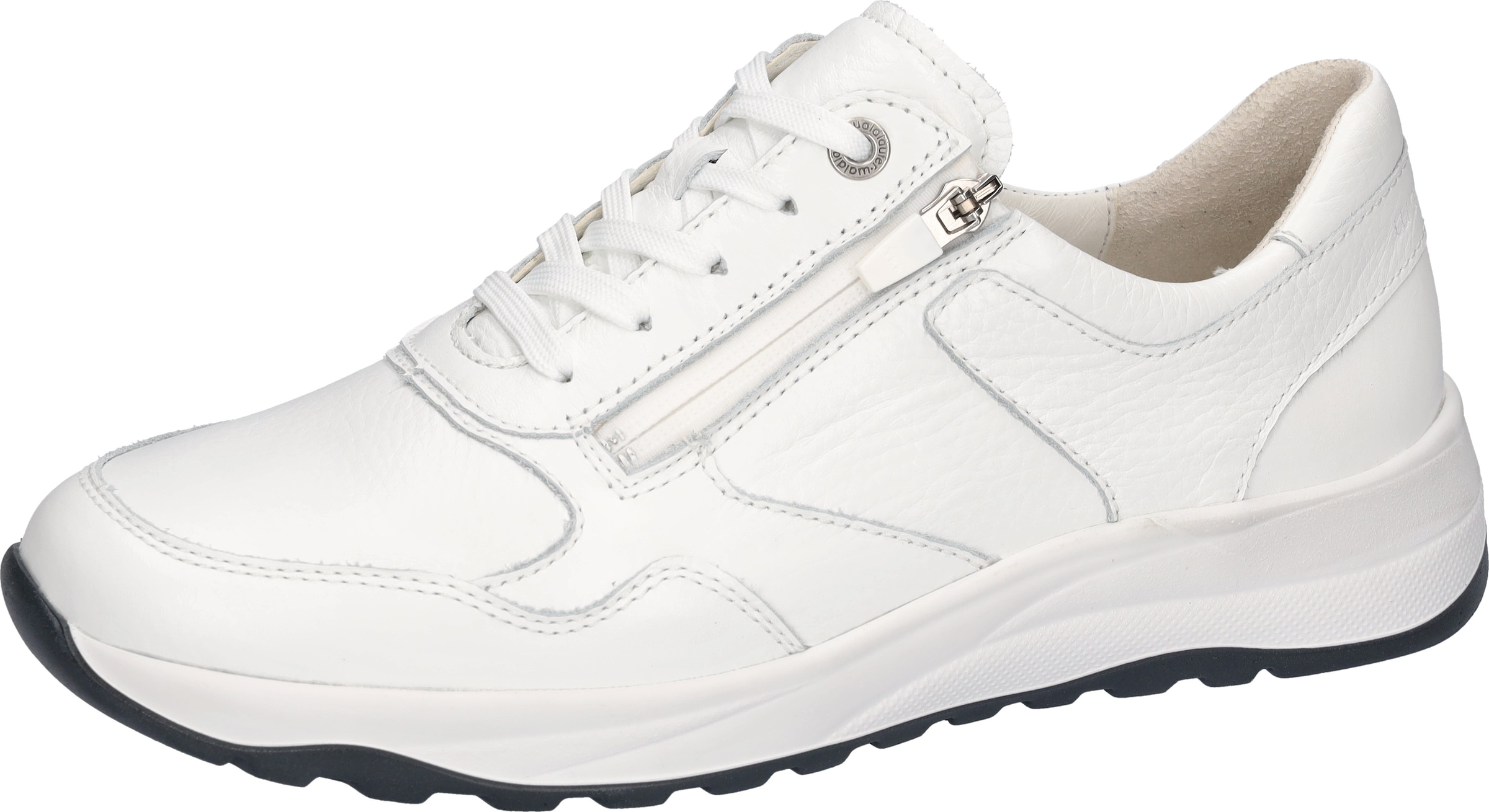 Waldläufer Sneaker »K-JOHN«  Schnürschuh, Bequemschuh, H-Weite, mit seitlichem Reißverschluss