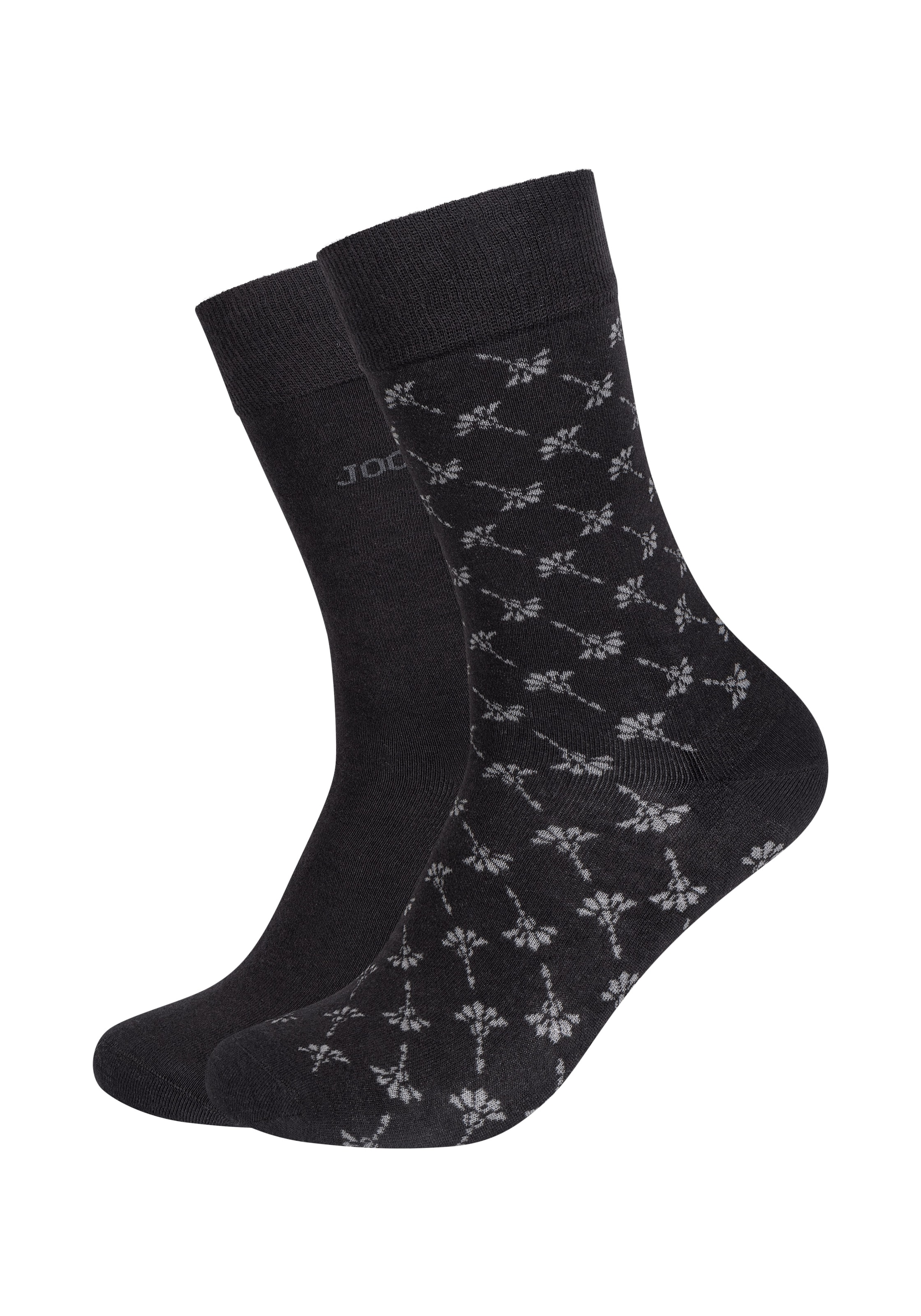 JOOP! Socken 2 Paar,  mit OCS-zertifizierter Baumwolle, feine Strickqualität auf 200 Nadeln