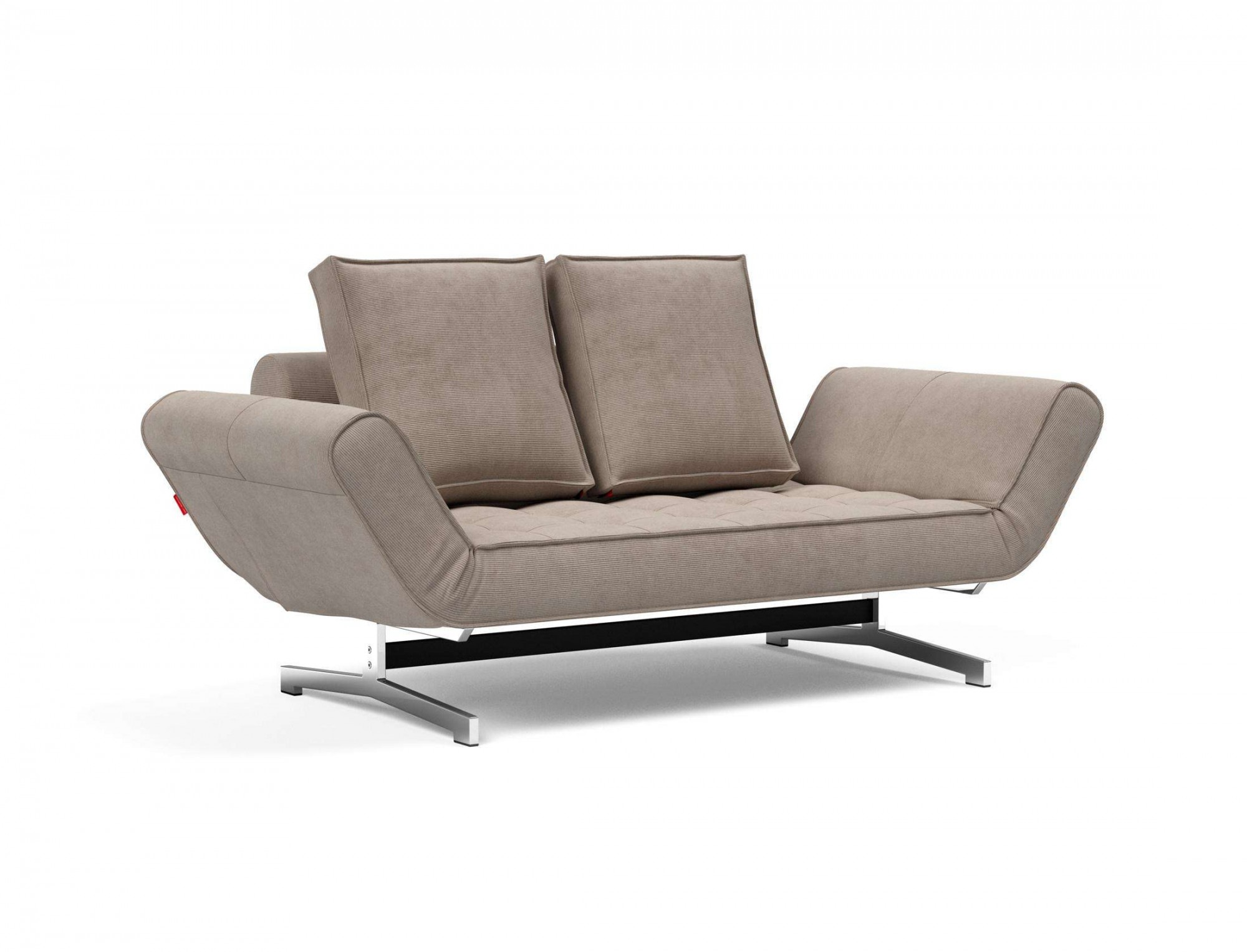 INNOVATION LIVING ™ 3-Sitzer »Ghia Schlafsofa, Multi-Wohlfühlsofa, OTTOs Choice, Designfuß« eine große Liegefläche mit geringer Stellfläche, beidseitig abklappbar