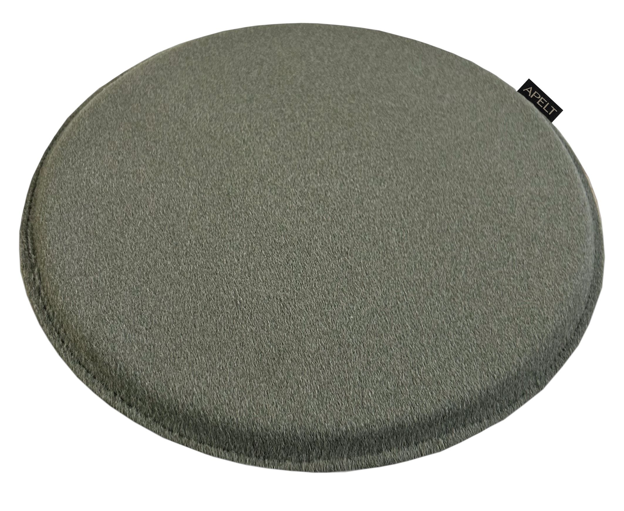 APELT, Stuhlkissen »Tyrol« Schaumstoffplatte, grün + unifarben, Polyester, B/L: 34 cm x 34 cm - 1 Stk.