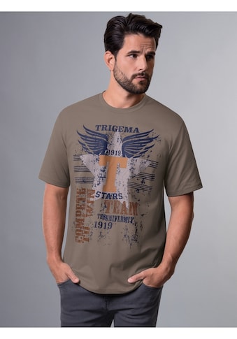 Trigema T-Shirt »TRIGEMA T-Shirt mit großem Print-Motiv« bei