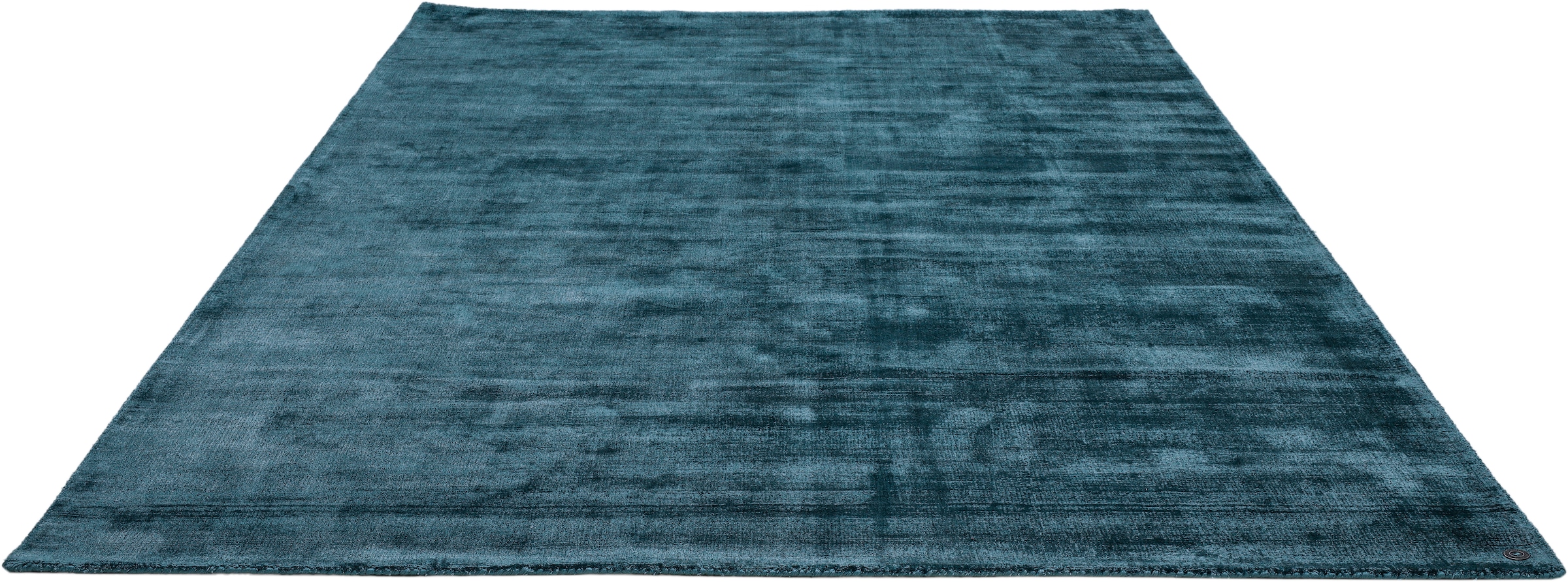 TOM TAILOR HOME Teppich »Shine uni« rechteckig 8 mm Höhe Handweb Teppich, 100% Viskose, handgewebt, mit elegantem Schimmer