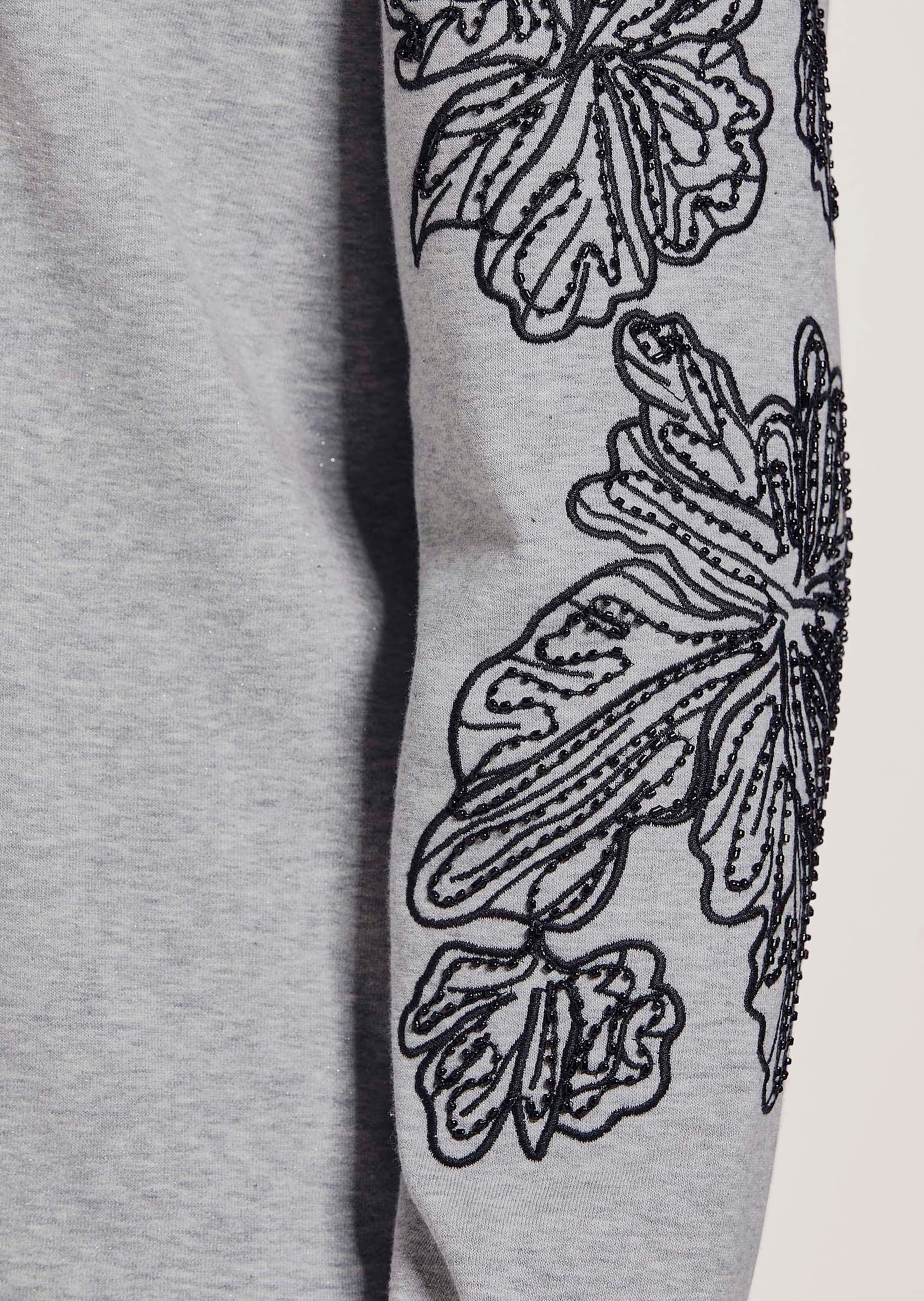 MADELEINE Langarmshirt »Sweatshirt Besticktes Sweatshirt mit Glanzeffekt«