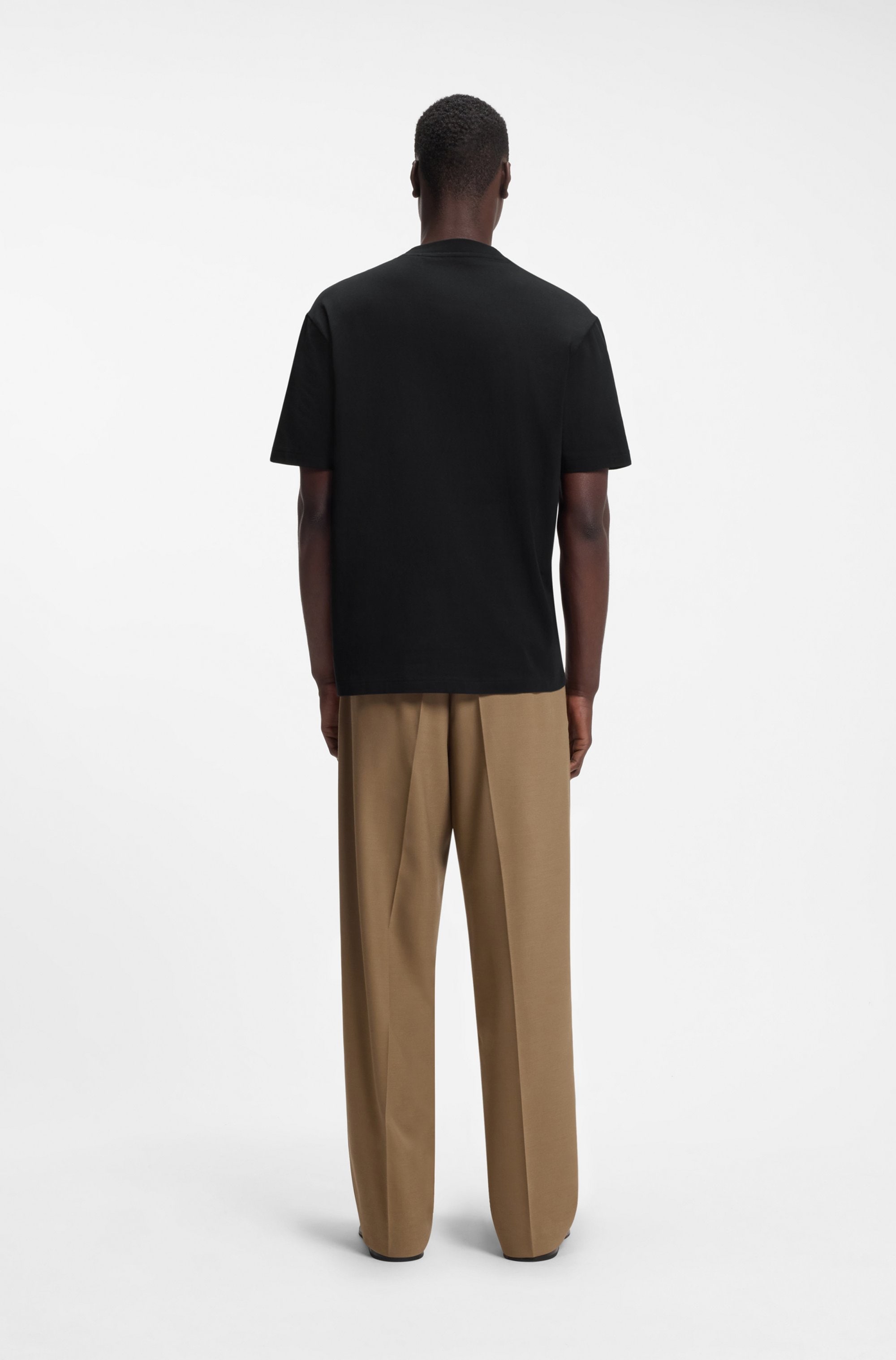 HUGO T-Shirt »Darise« Reine Baumwolle, Relaxed Fit, HUGO-Print