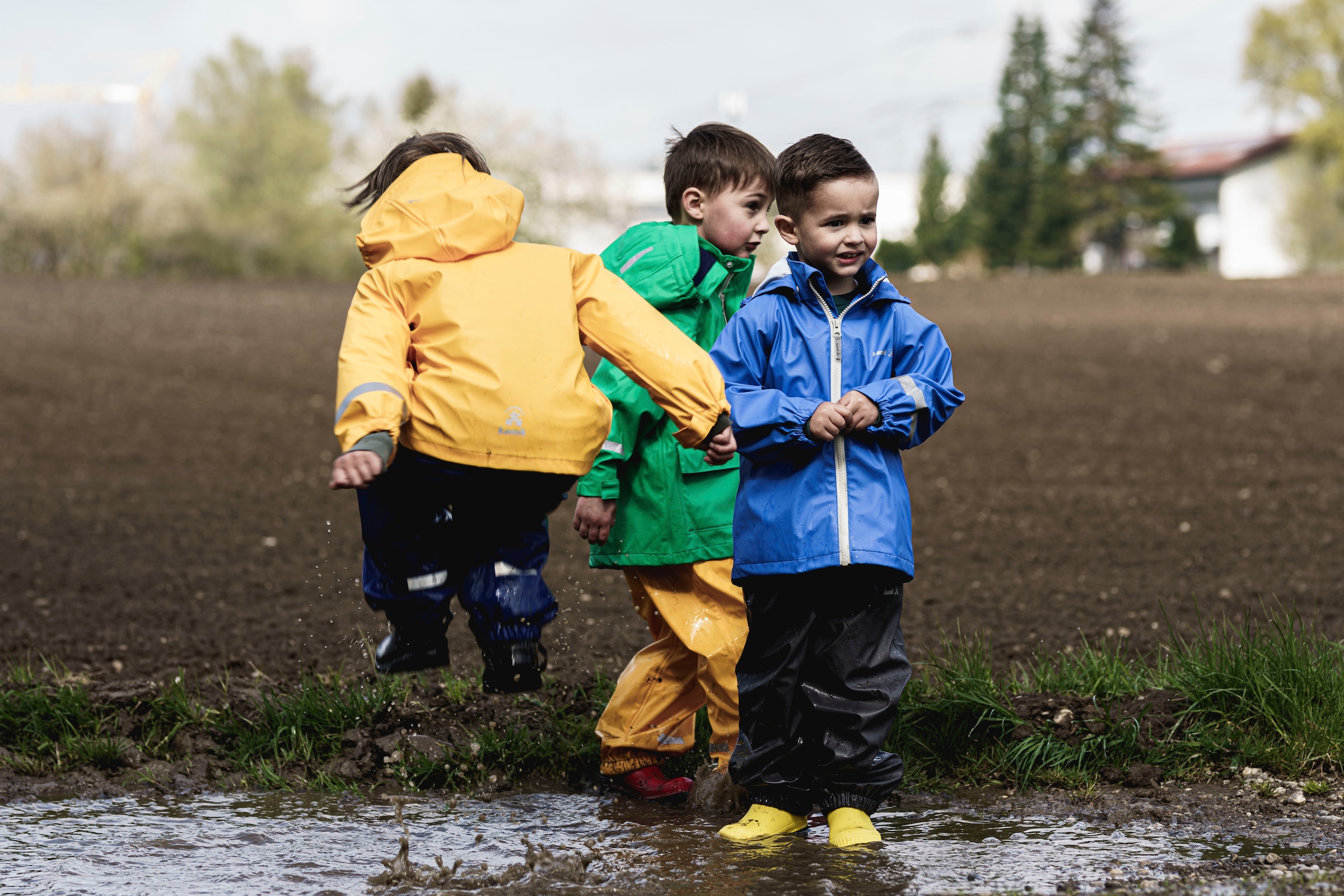 Kinder«, - BAY Regen- mit und Kamik Kapuze bei für SPOT »BAY Matschjacke
