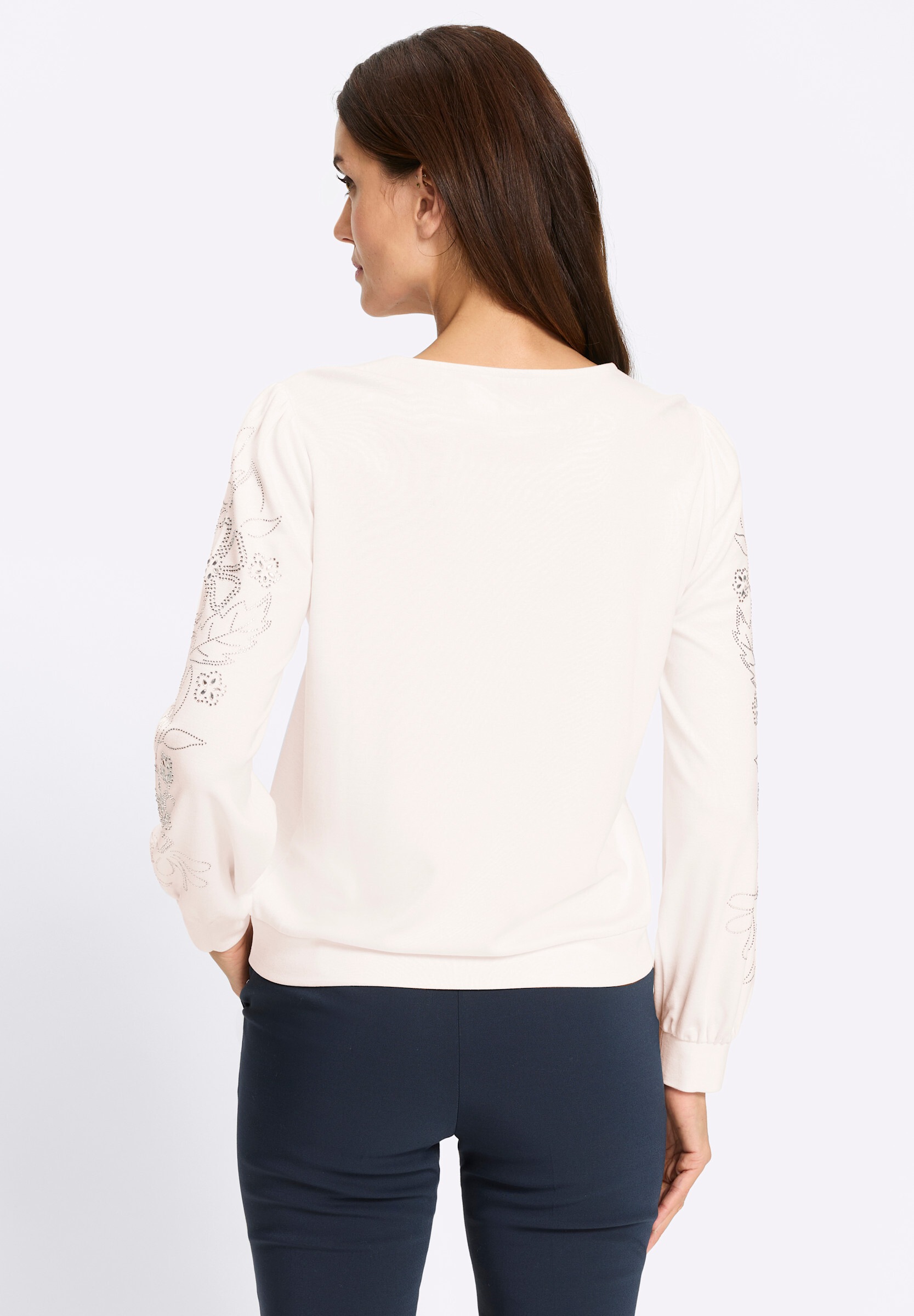 heine Sweatshirt »Sweatshirt Sweatshirt mit elastischen Bündchen«
