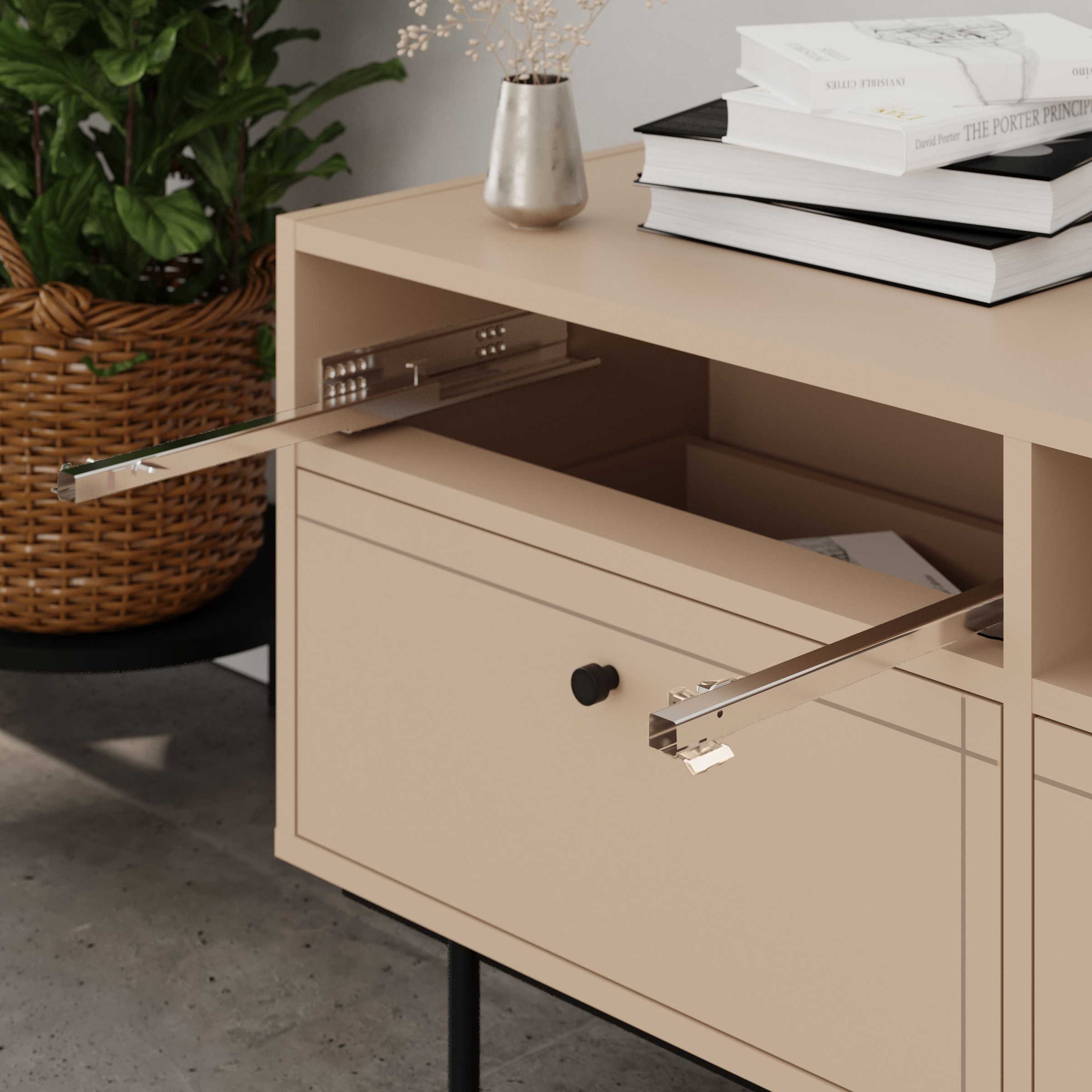 Home affaire TV-Board Seitlicher Design-Beistelltisch-stilvoll und funktional.