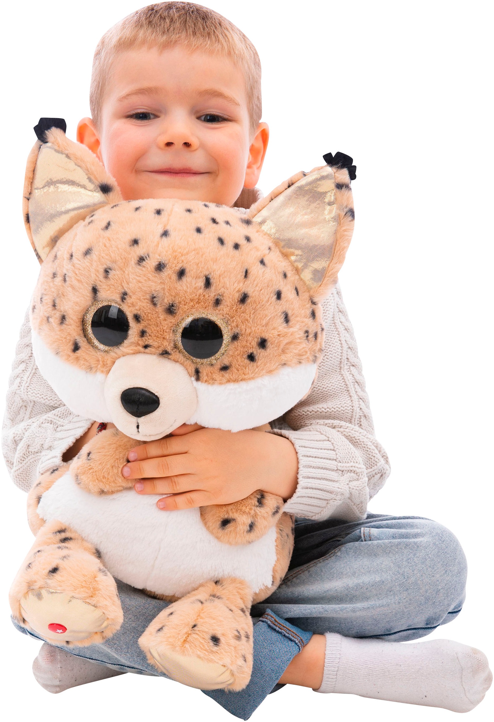 Nici Kuscheltier »Glubschis, Luchs Lenzo, 45 cm«