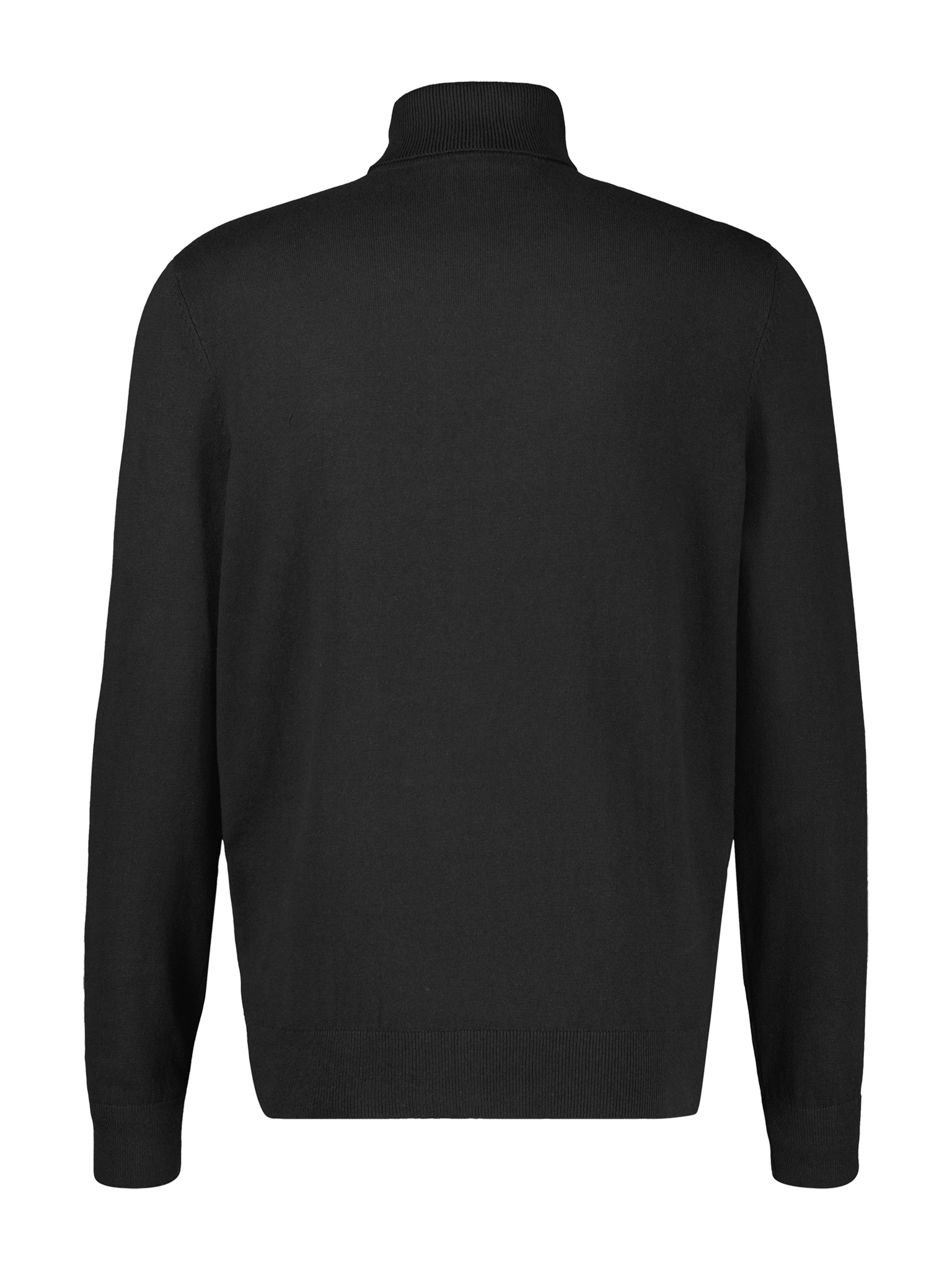 LERROS Rollkragenpullover mit Logostickerei