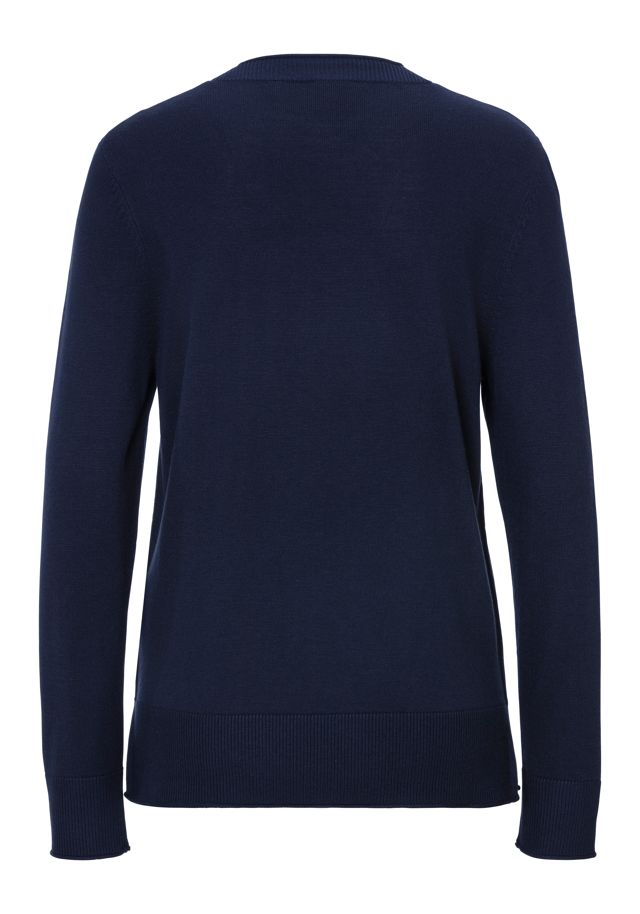 BOSS ORANGE Strickpullover »C_Fanikale«, klassicher Basic-Pullover, Rundhals