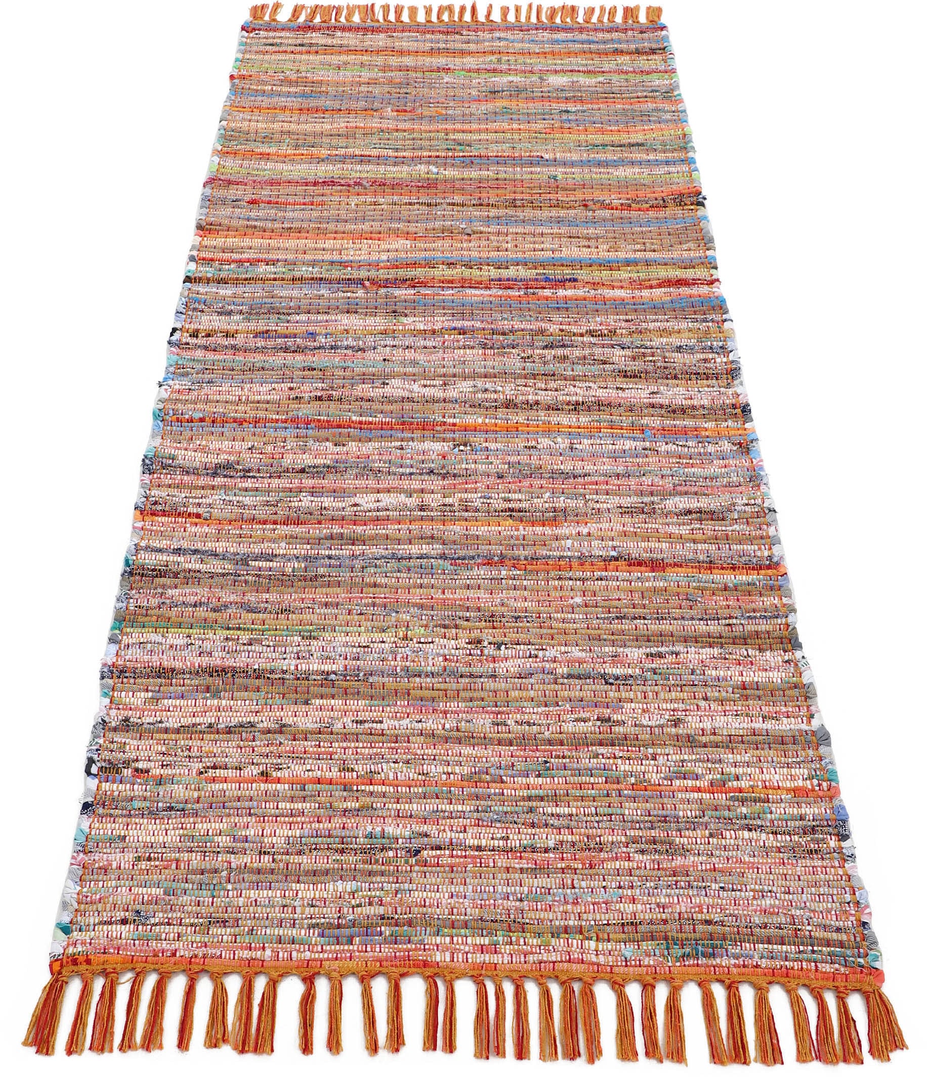 carpetfine Läufer »Kelim Chindi«, rechteckig, 6 mm Höhe, Flachgewebe Wendeteppich mit... kaufen