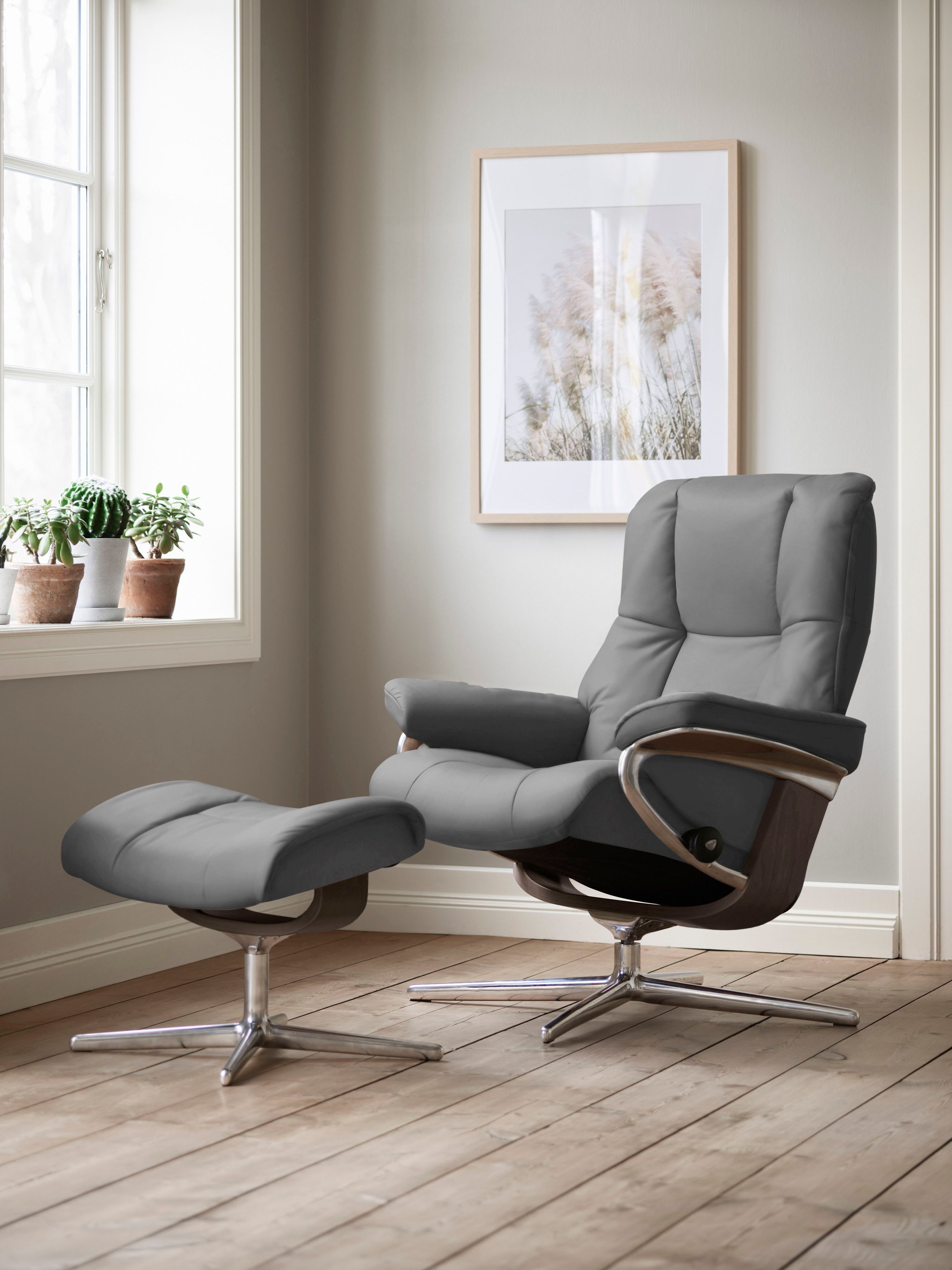 Stressless® Relaxsessel »Mayfair« mit Cross Base, Größe S, M & L, Holzakzent Wenge