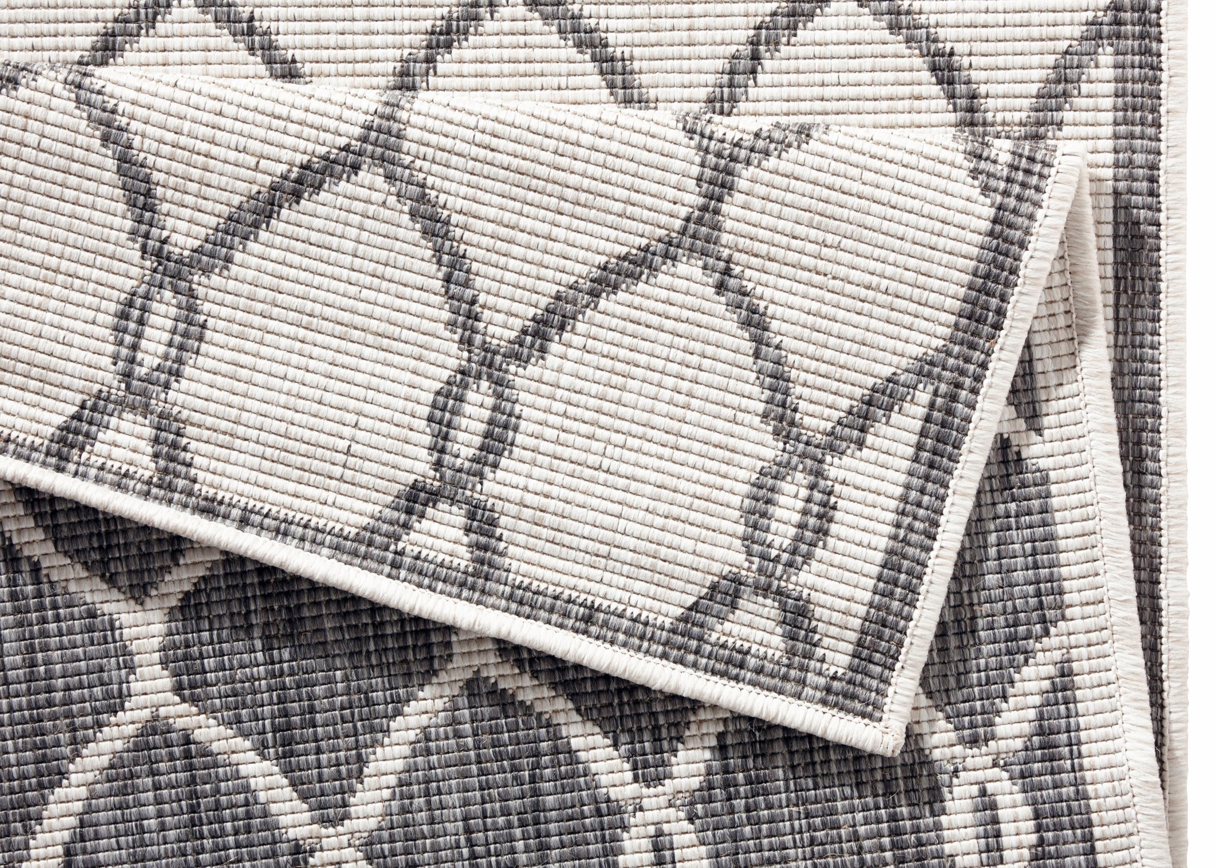 NORTHRUGS Läufer »Rimini«, rechteckig, 5 mm Höhe, In-und Outdoor geeignet, Robust, Pflegeleicht, Flachgewebe, Wendbar