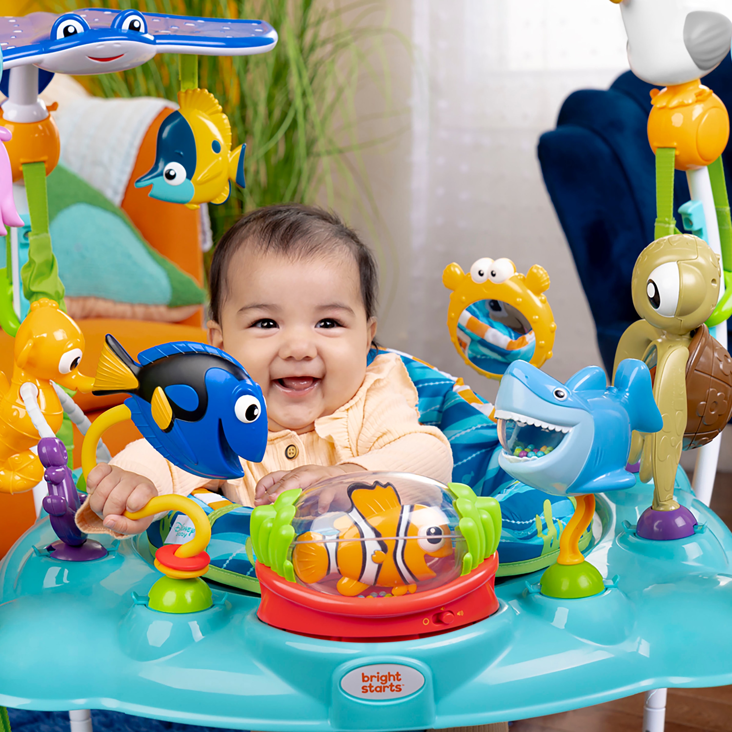 Bright Starts Spielcenter »Finding Nemo Sea of Activities Jumper« mit Licht- und Soundeffekt
