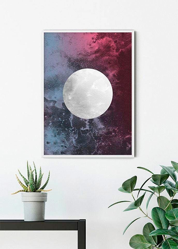 Komar Bild »Solum Luna« Abstrakt 1 Stk. tlg. Wandbild zur Dekoration - ohne Rahmen