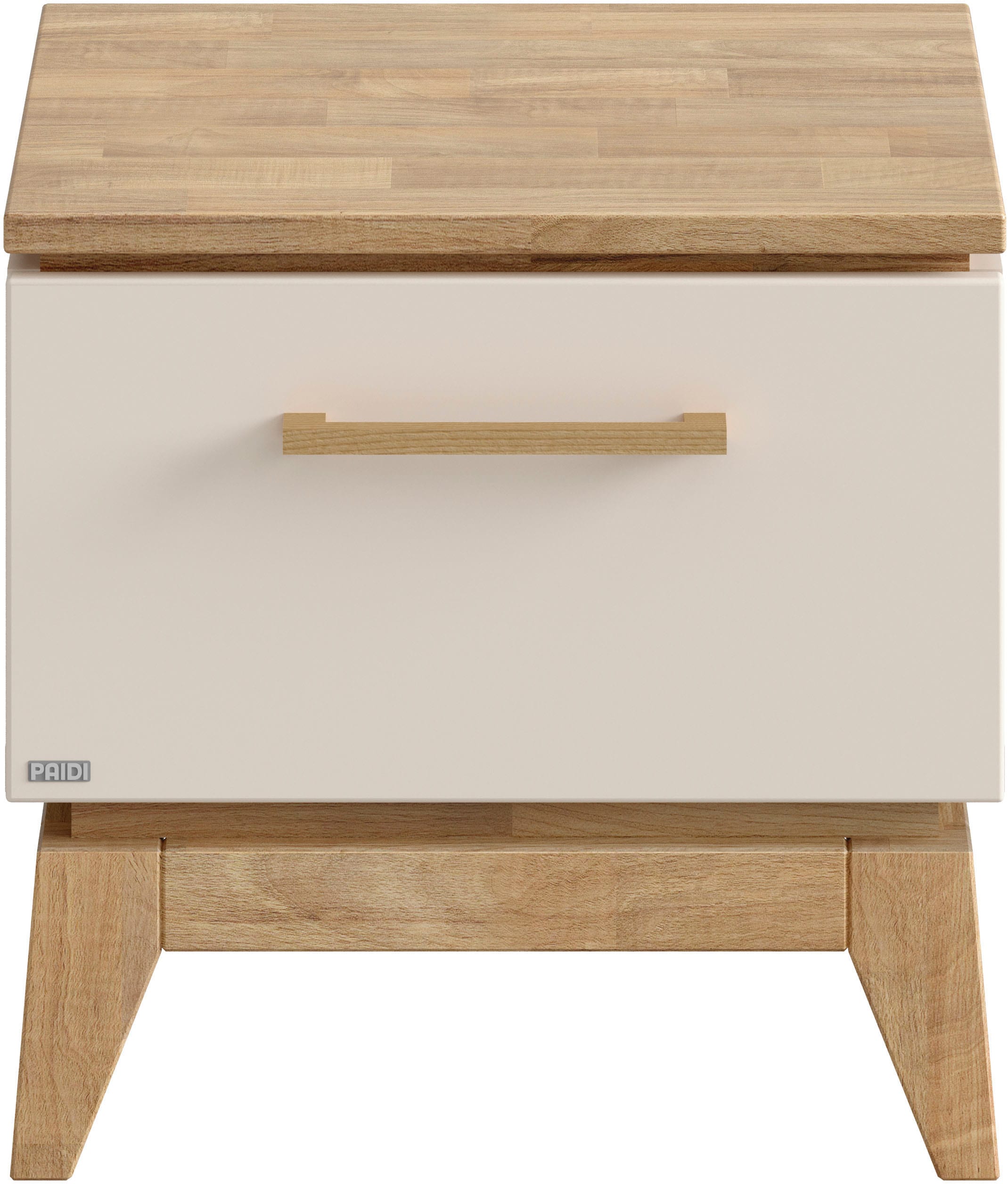 PAIDI Nachtkommode »STIENE in Beige oder Grau, Schublade mit Soft-Close« B/H/T ca. 48/47/40cm,  moderner und langlebiger Nachttisch mit Massivholz, geprüfte Qualität
