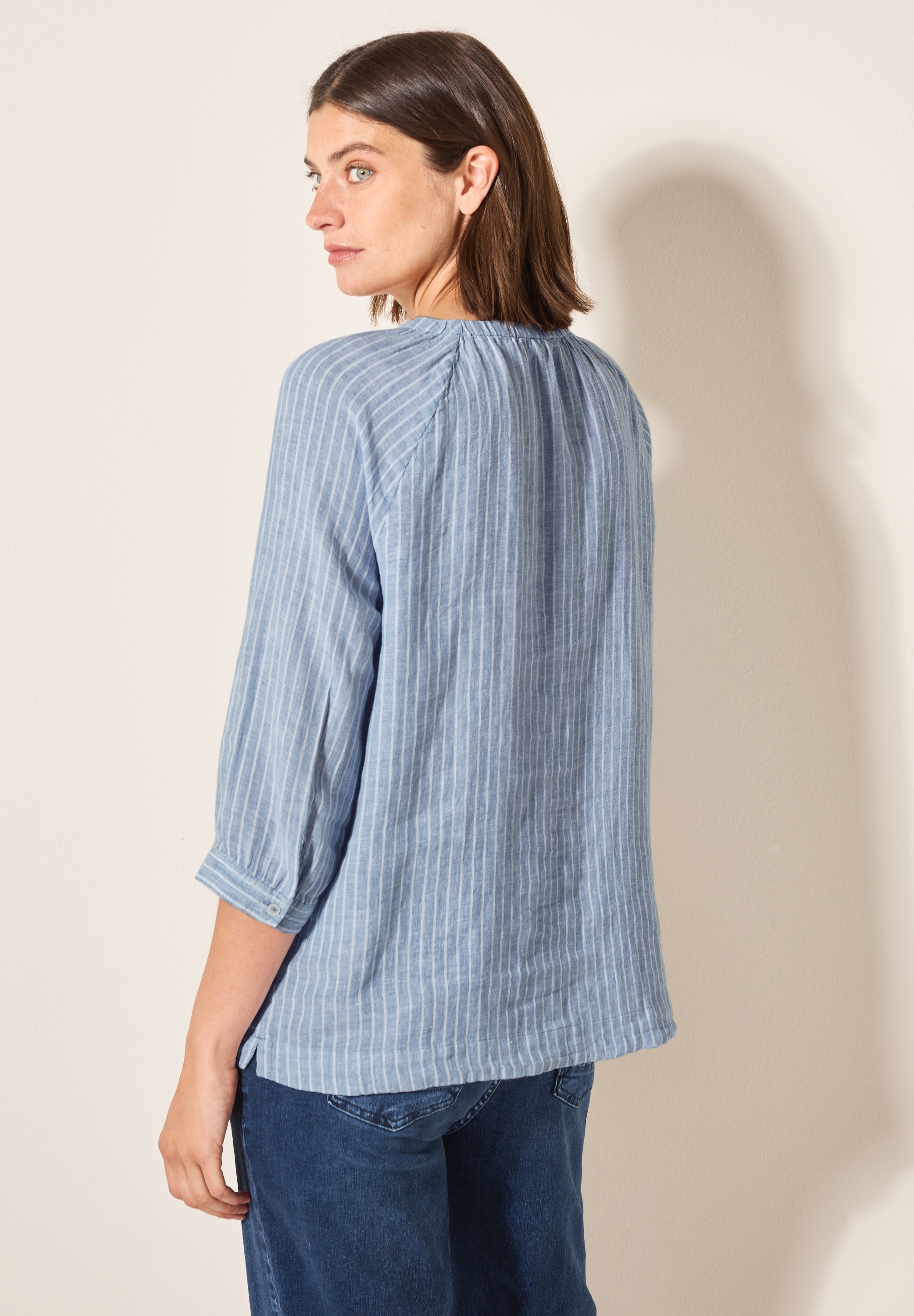 Cecil Shirtbluse, 3/4-Arm in Streifen-Optik