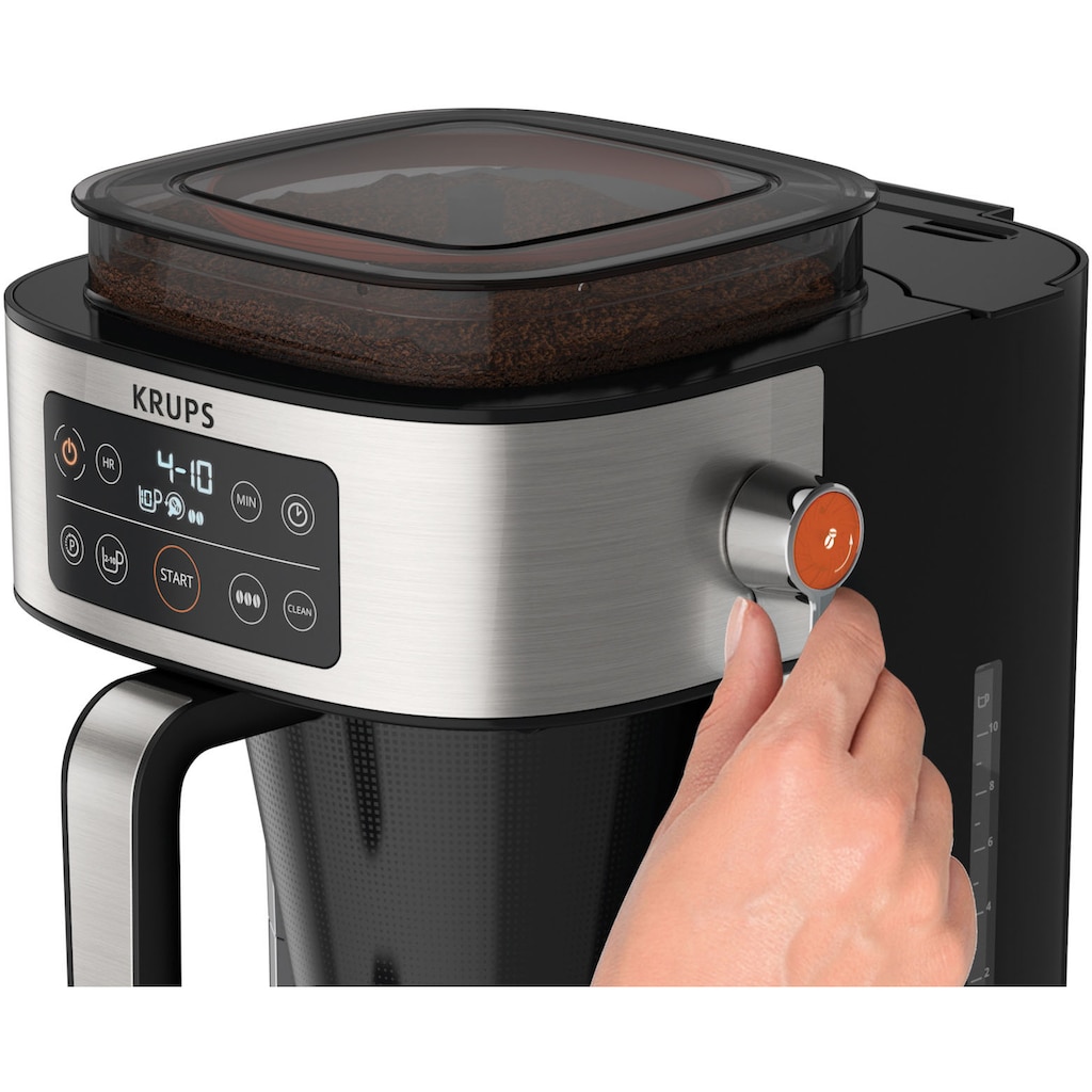 Krups Filterkaffeemaschine »KM760D Aroma Partner«, 1,25 l Kaffeekanne