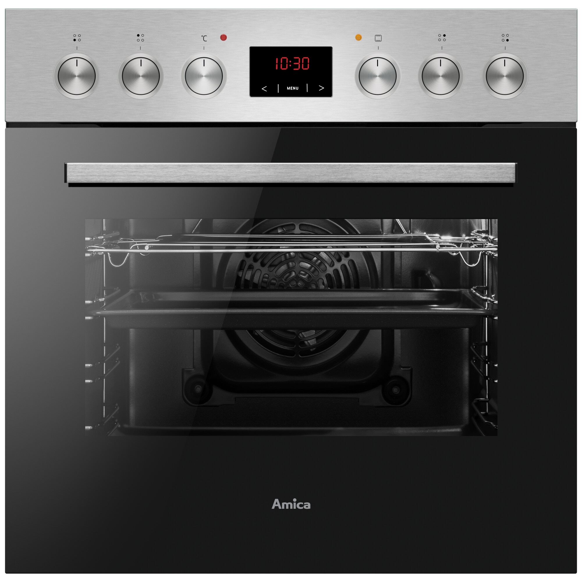 Amica Induktions Herd-Set »EHI 935 611 E« mit Teleskopauszug nachrüstbar Simple Steam Reinigungsfunktion Komfortables Kochen und Backen mit übersichtlicher Handhabung