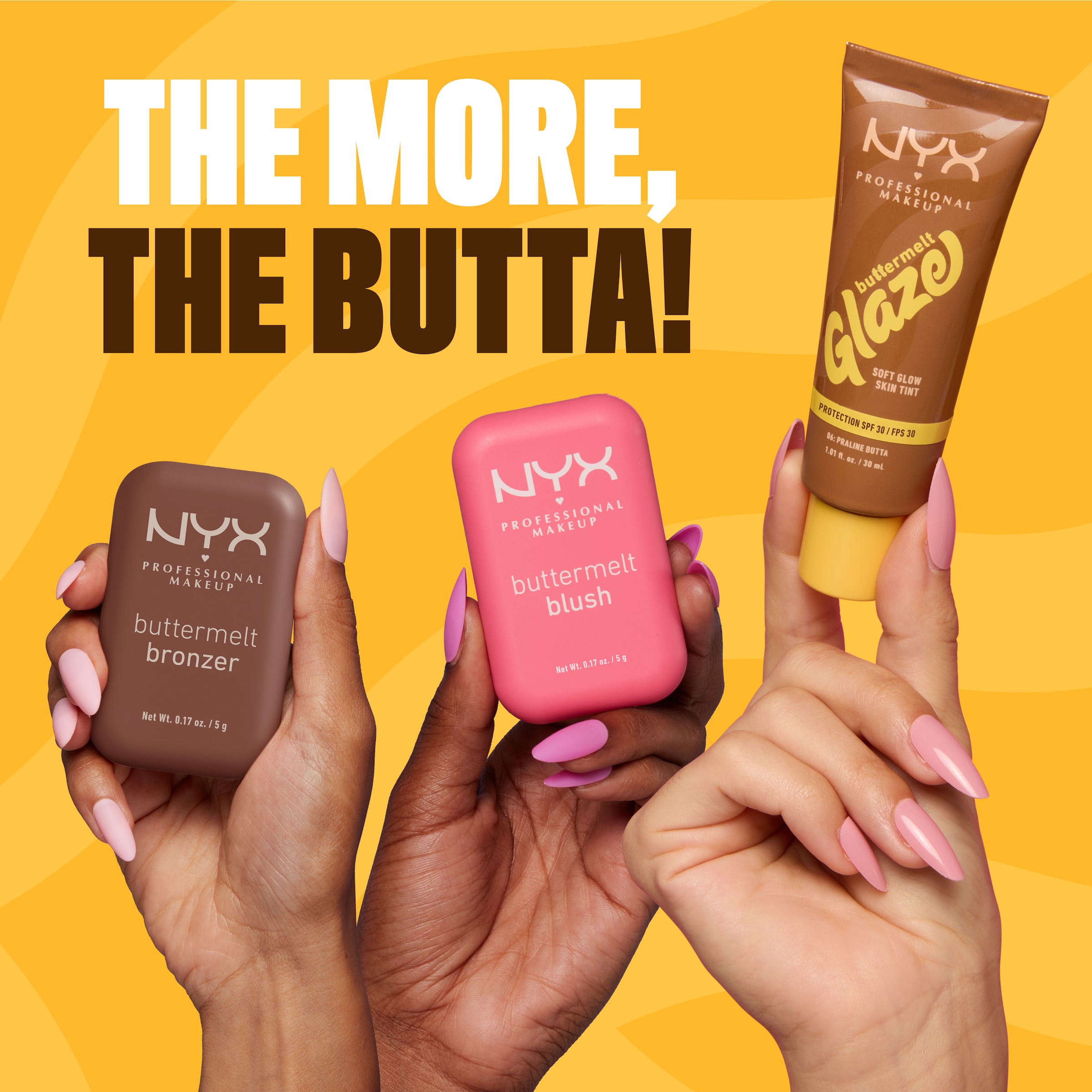 NYX Foundation »NYX Professional Makeup Buttermelt Glaze Foundation LSF 30«